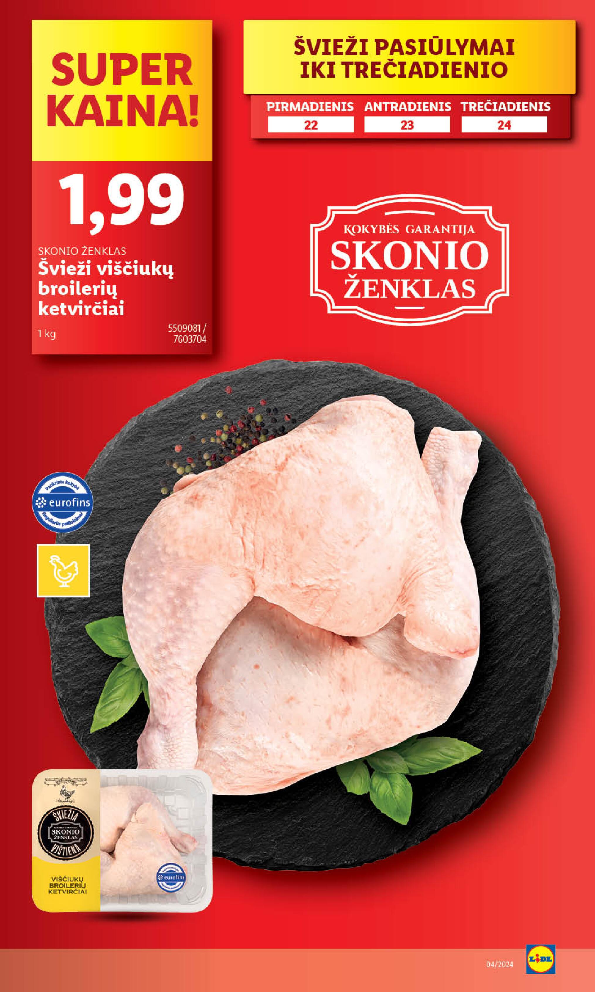 Naujausias LIDL kaininis katalogas 2024.01.22 - 2024.01.28