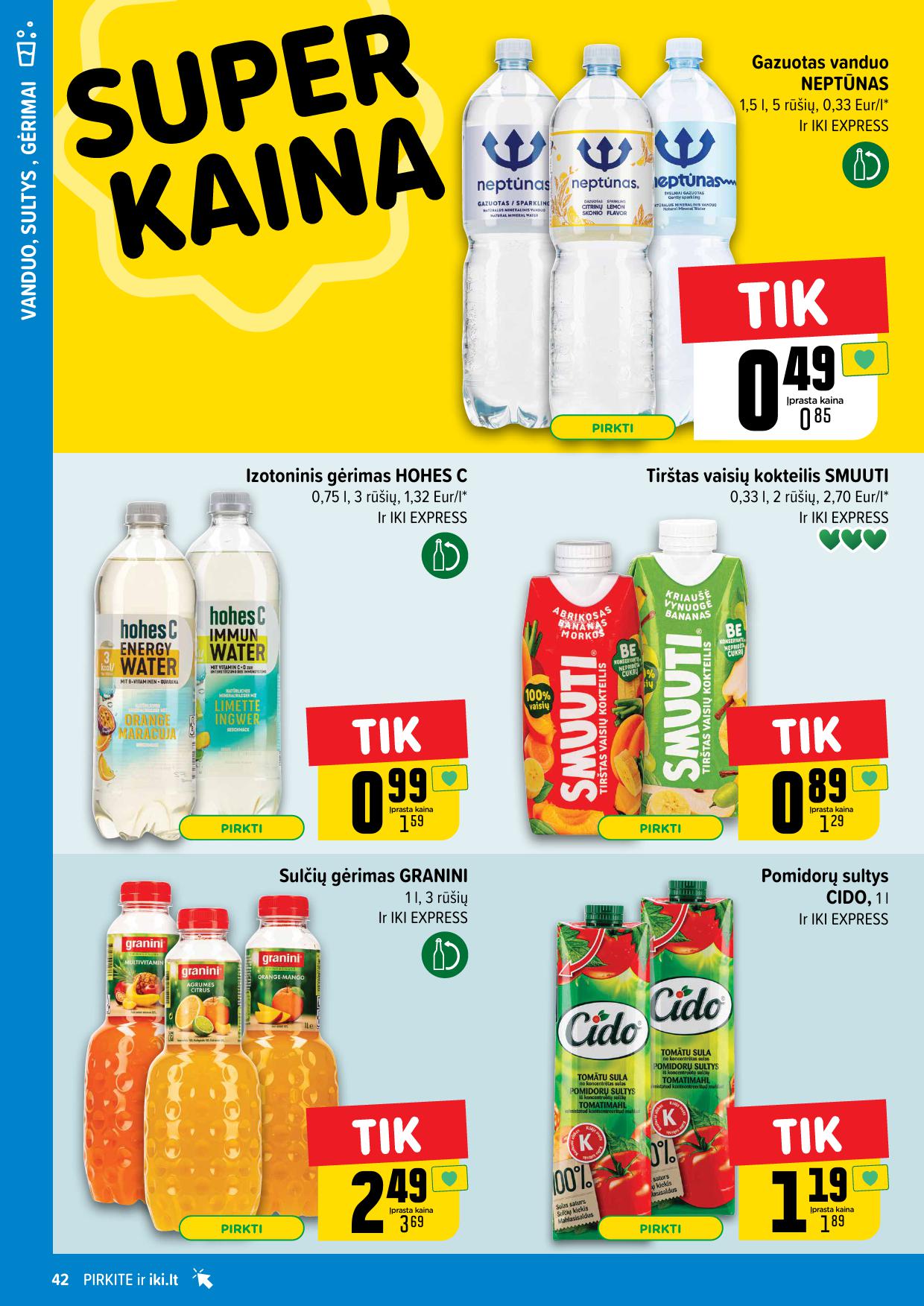 Naujausias IKI kaininis katalogas 2025.02.10 - 2025.02.16