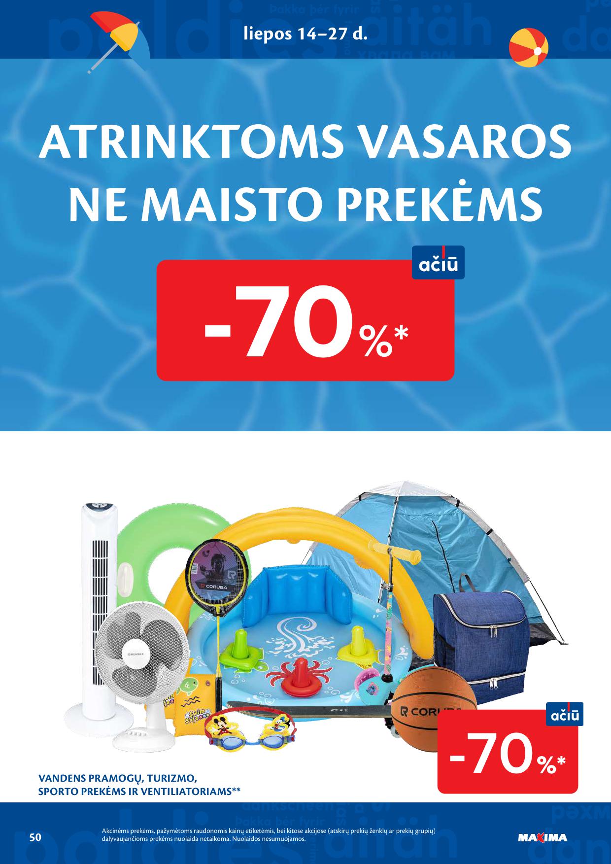 Naujausias MAXIMA kaininis katalogas 2026.07.21 - 2026.07.27