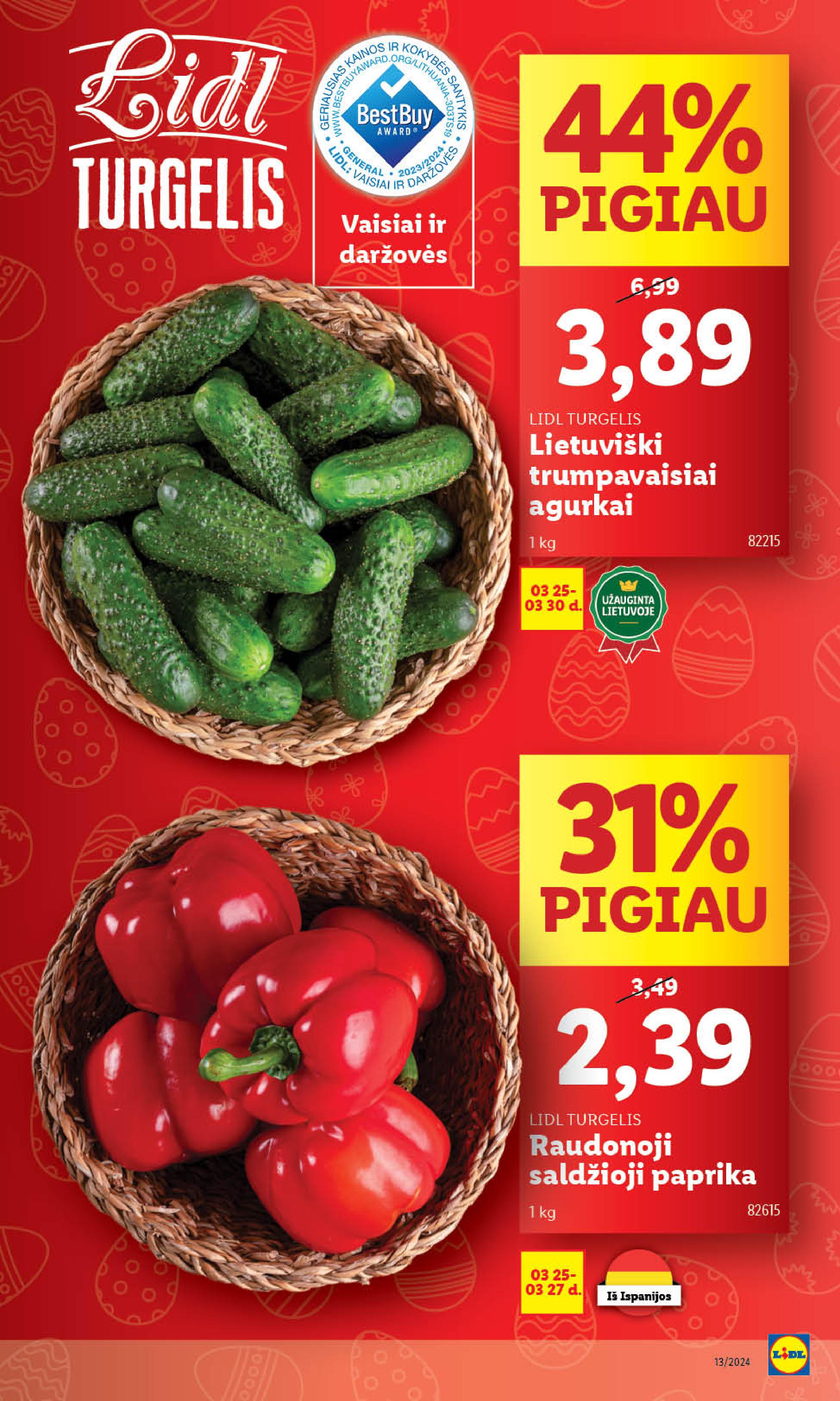 Naujausias LIDL kaininis katalogas 2024.03.25 - 2024.03.30