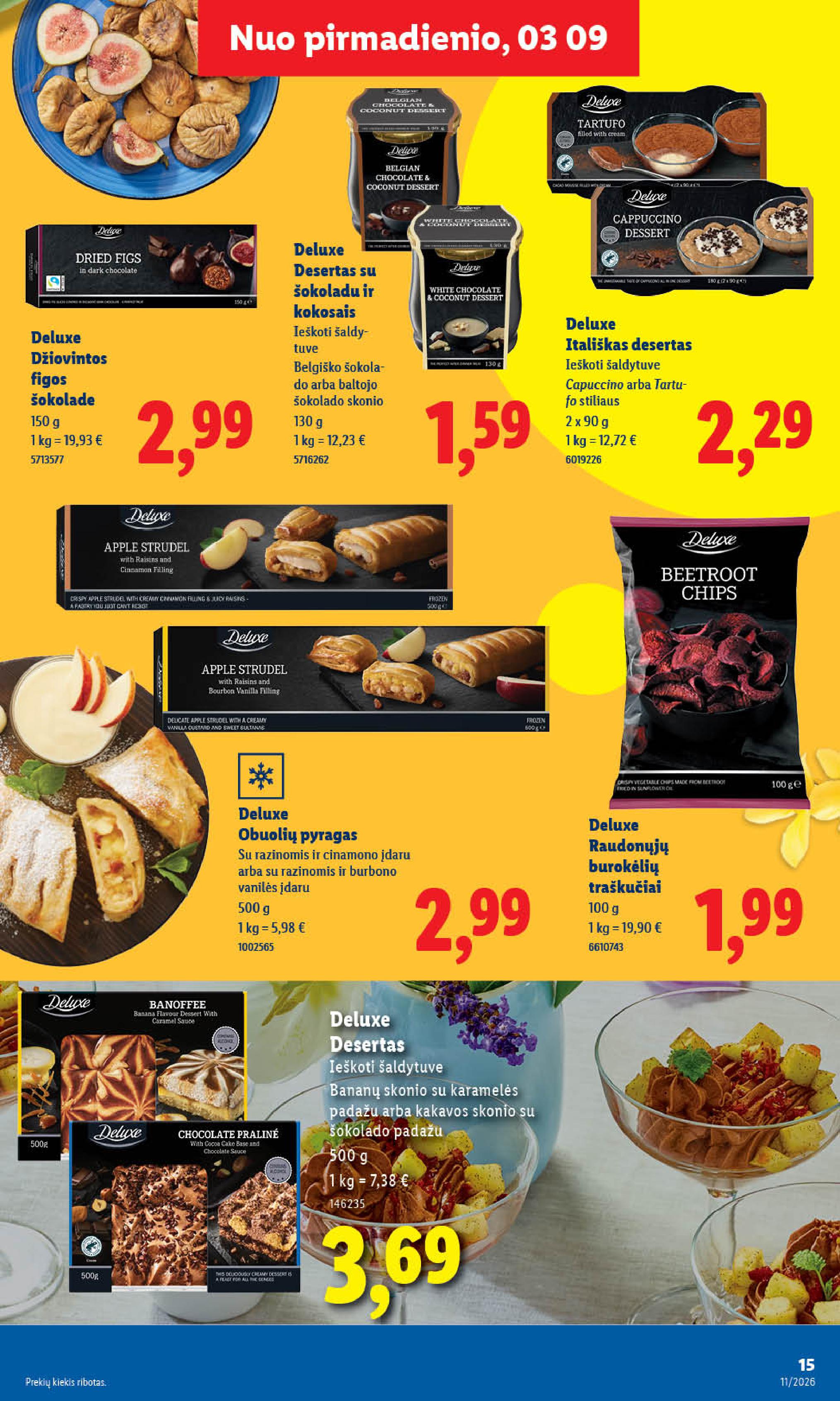 Naujausias LIDL kaininis katalogas 2026.03.09 - 2026.03.15