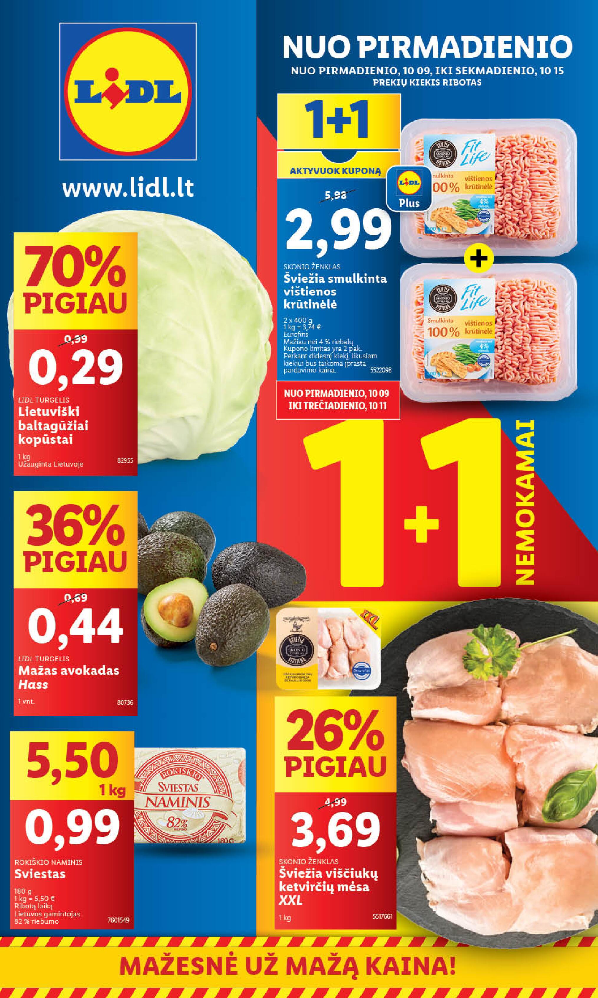 Naujausias LIDL kaininis katalogas 2023.10.09 - 2023.10.15