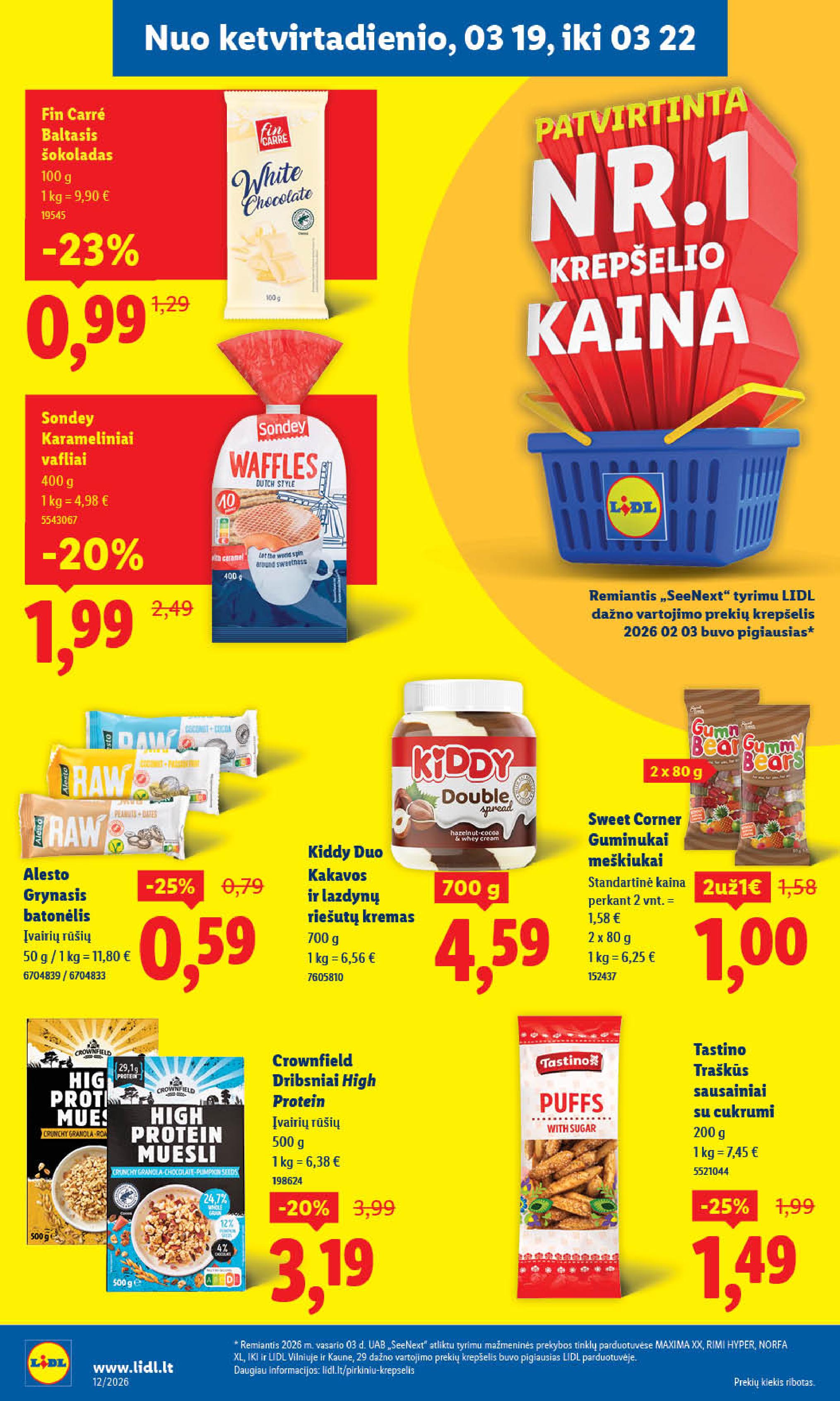 Naujausias LIDL kaininis katalogas 2026.03.16 - 2026.03.22
