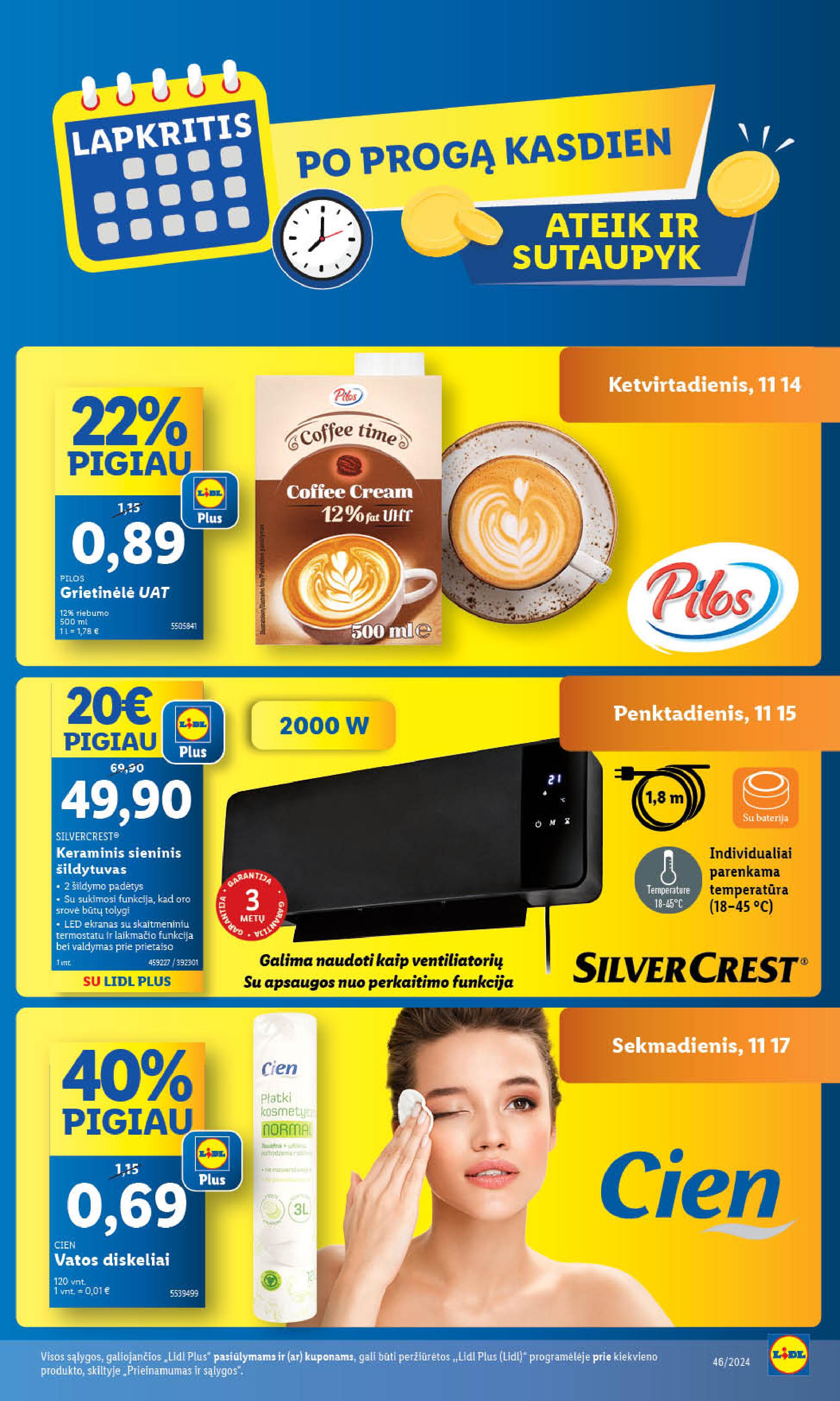 Naujausias LIDL kaininis katalogas 2024.11.11 - 2024.11.17