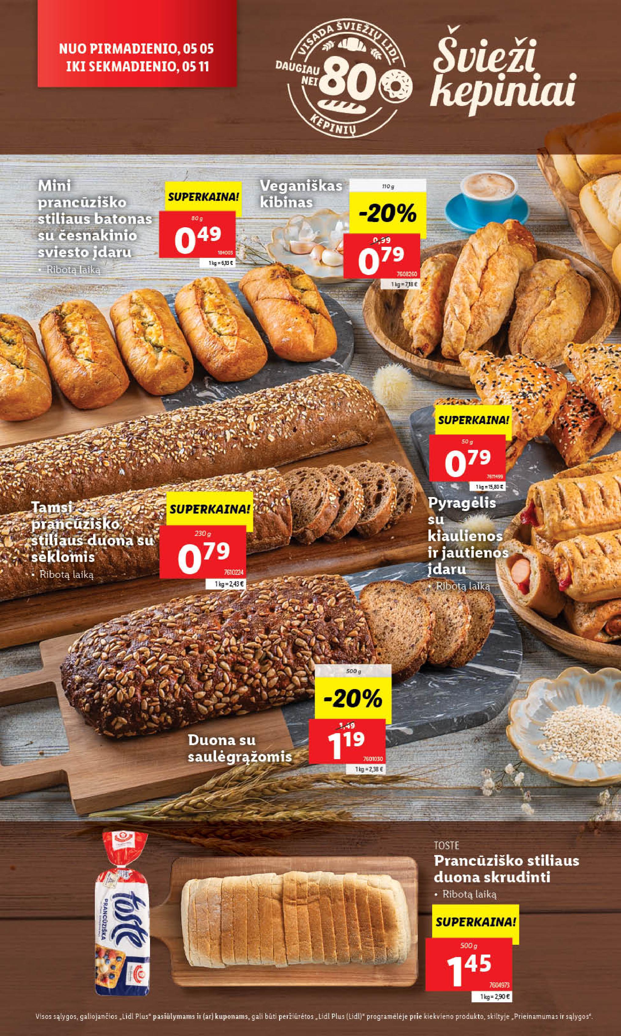 Naujausias LIDL kaininis katalogas 2025.05.05 - 2025.05.11