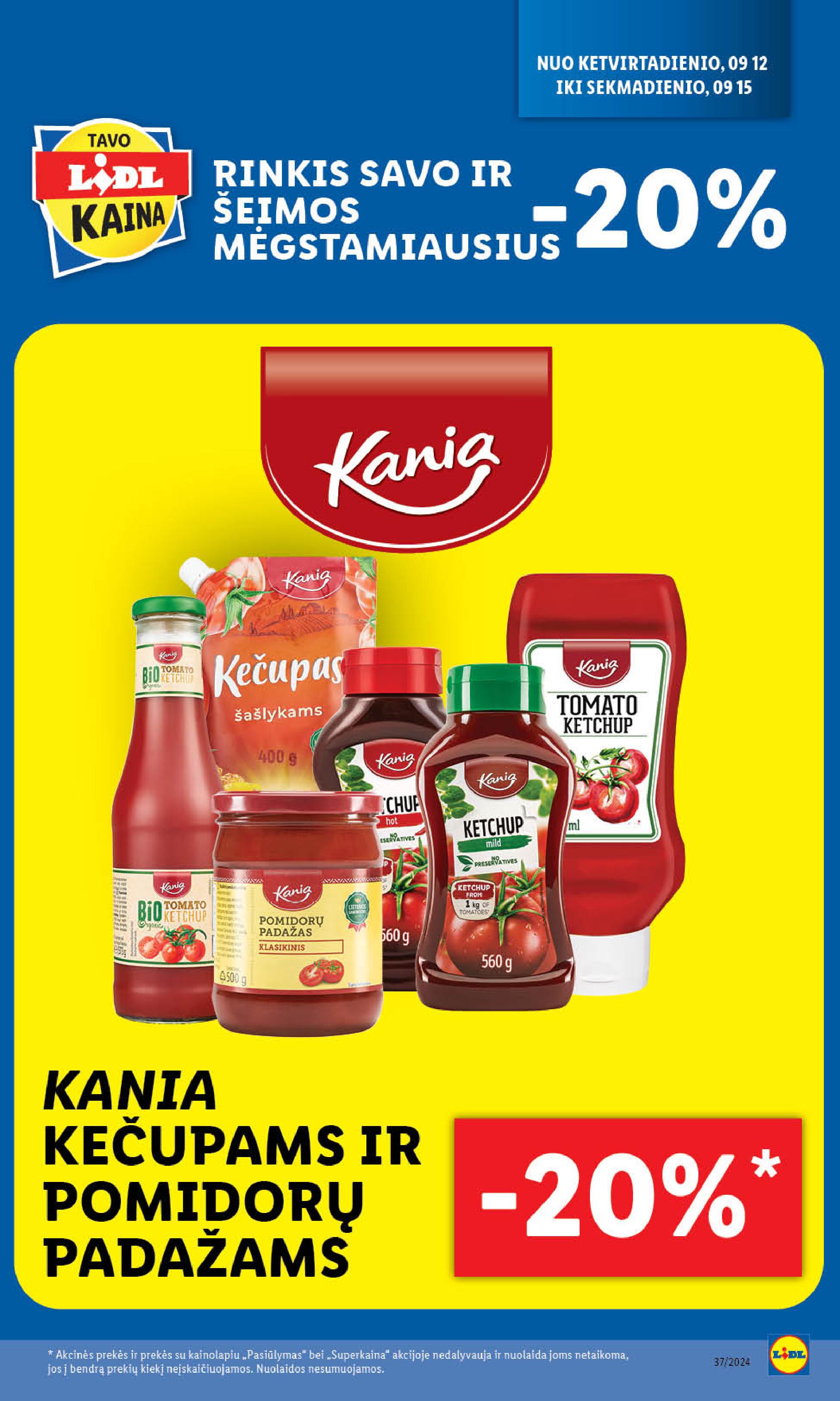 Naujausias LIDL kaininis katalogas 2024.09.09 - 2024.09.15