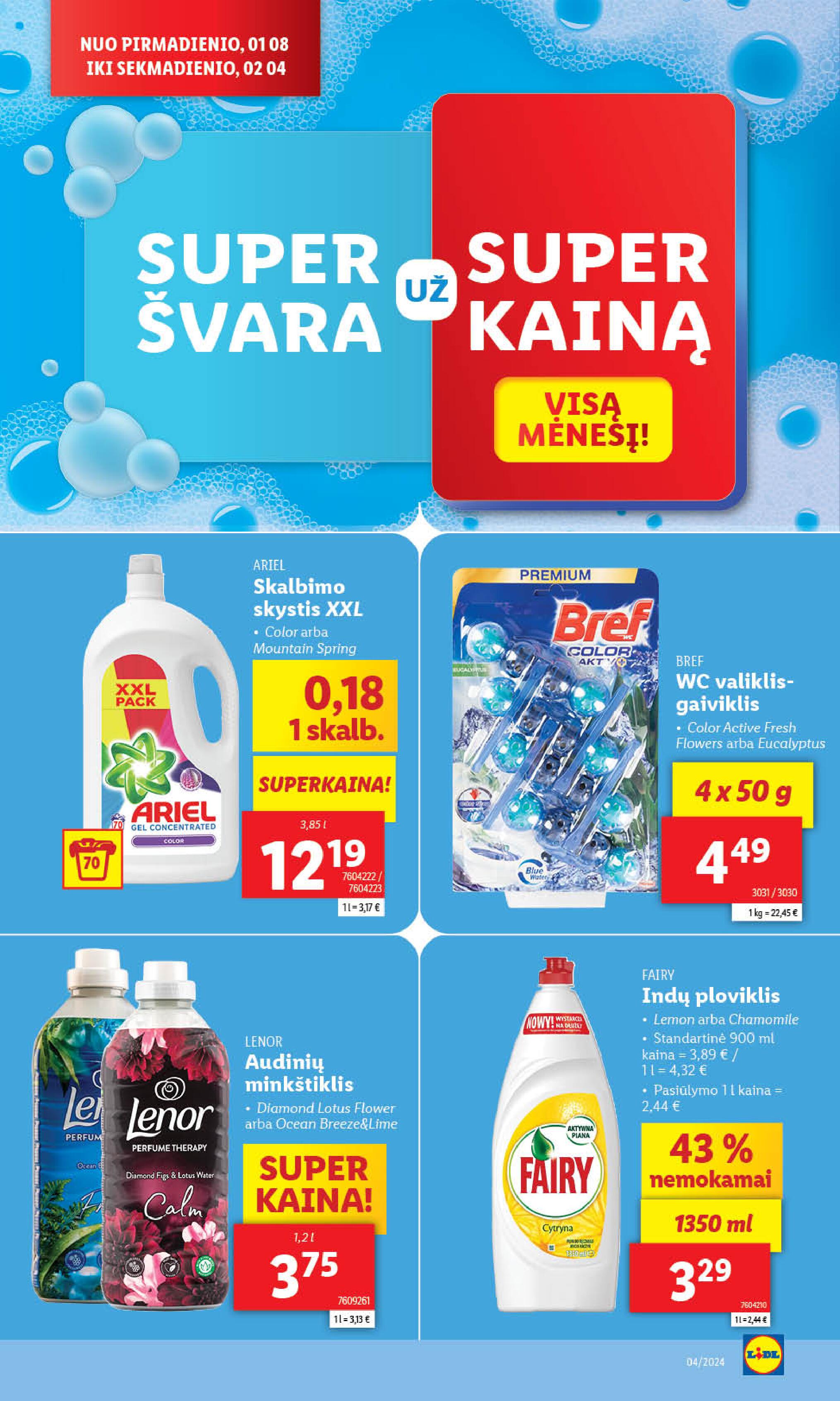 Naujausias LIDL kaininis katalogas 2024.01.22 - 2024.01.28