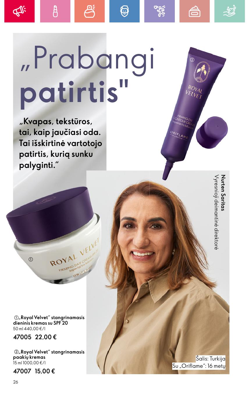 ORIFLAME katalogas galioja 2025.08.03 - 2025.08.23