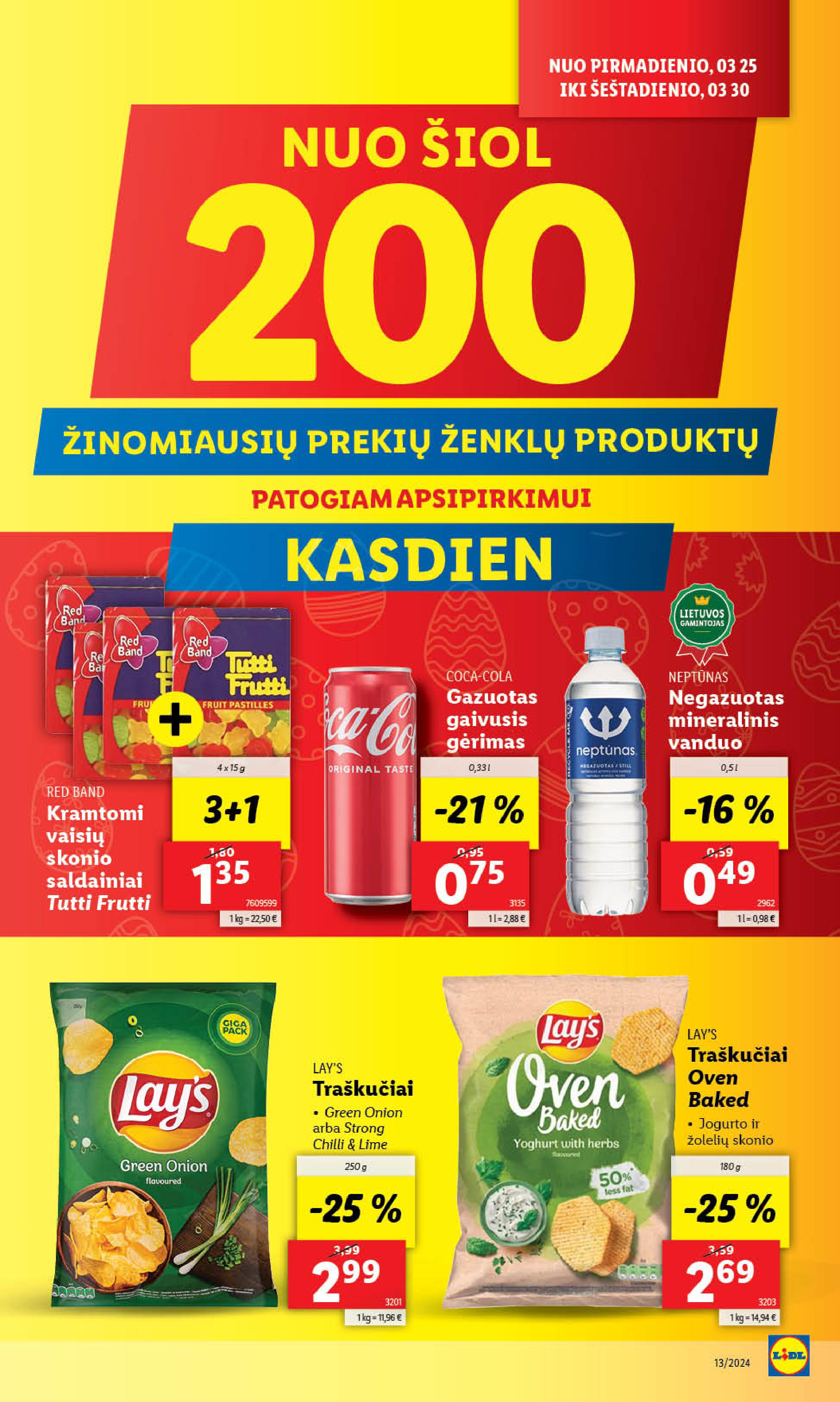 Naujausias LIDL kaininis katalogas 2024.03.25 - 2024.03.30