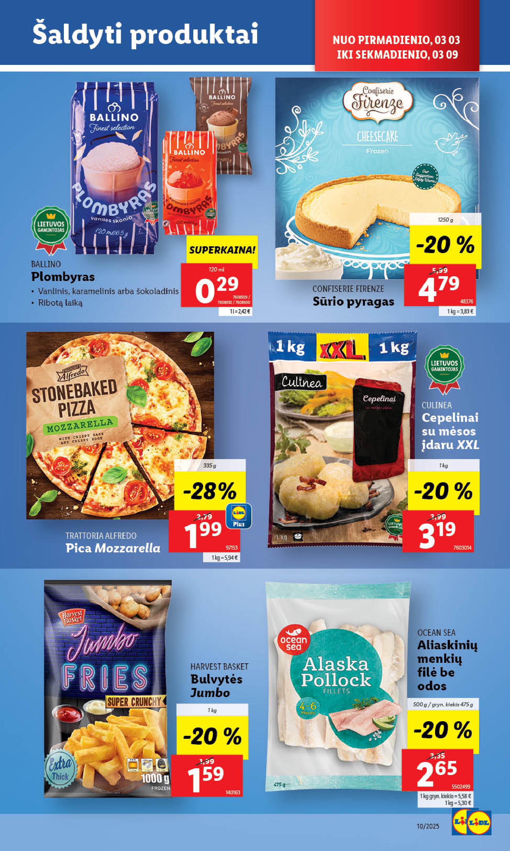 Naujausias LIDL kaininis katalogas 2025.03.03 - 2025.03.09