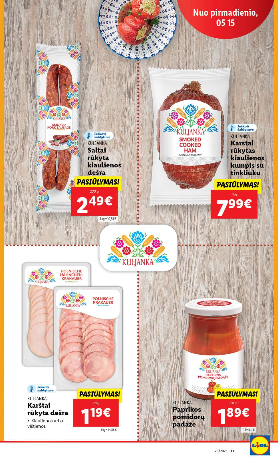 Naujausias LIDL kaininis katalogas 2023.05.15 - 2023.05.21