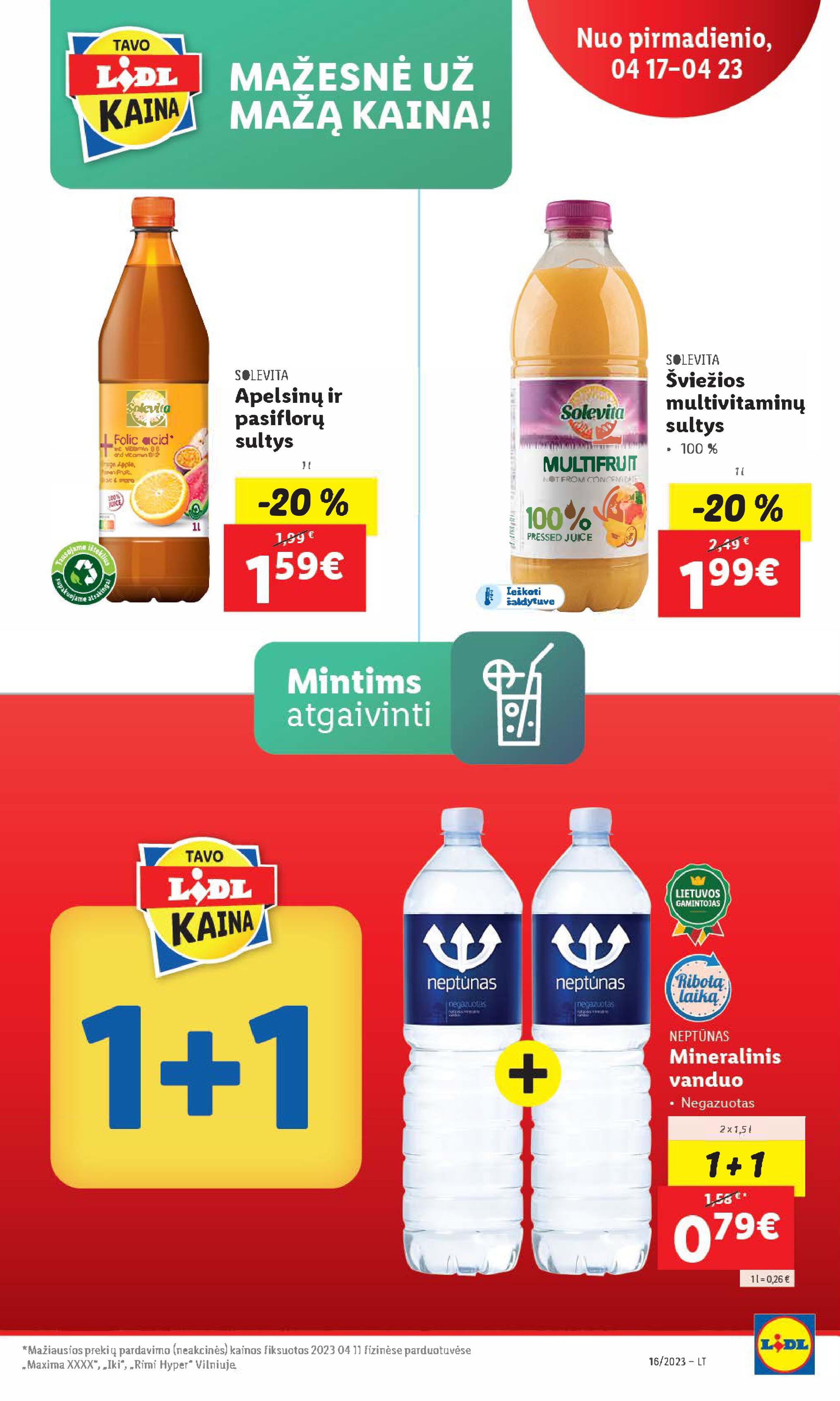 Naujausias LIDL kaininis katalogas 2023.04.17 - 2023.04.23