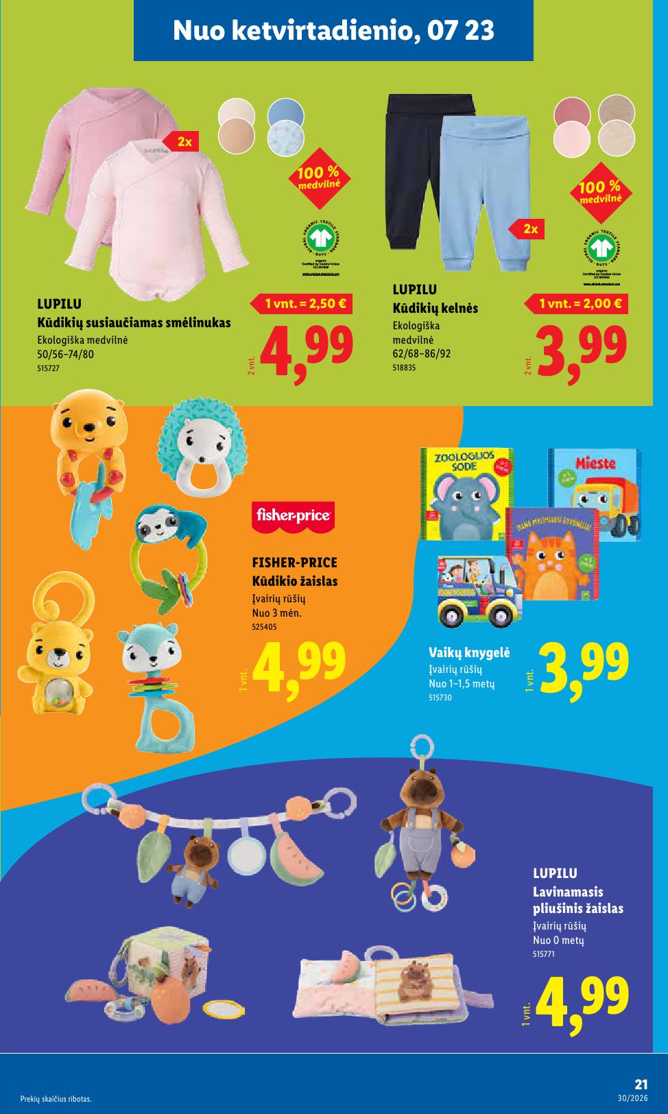 LIDL ne maisto prekių leidinys 2026.07.20 - 2026.07.26