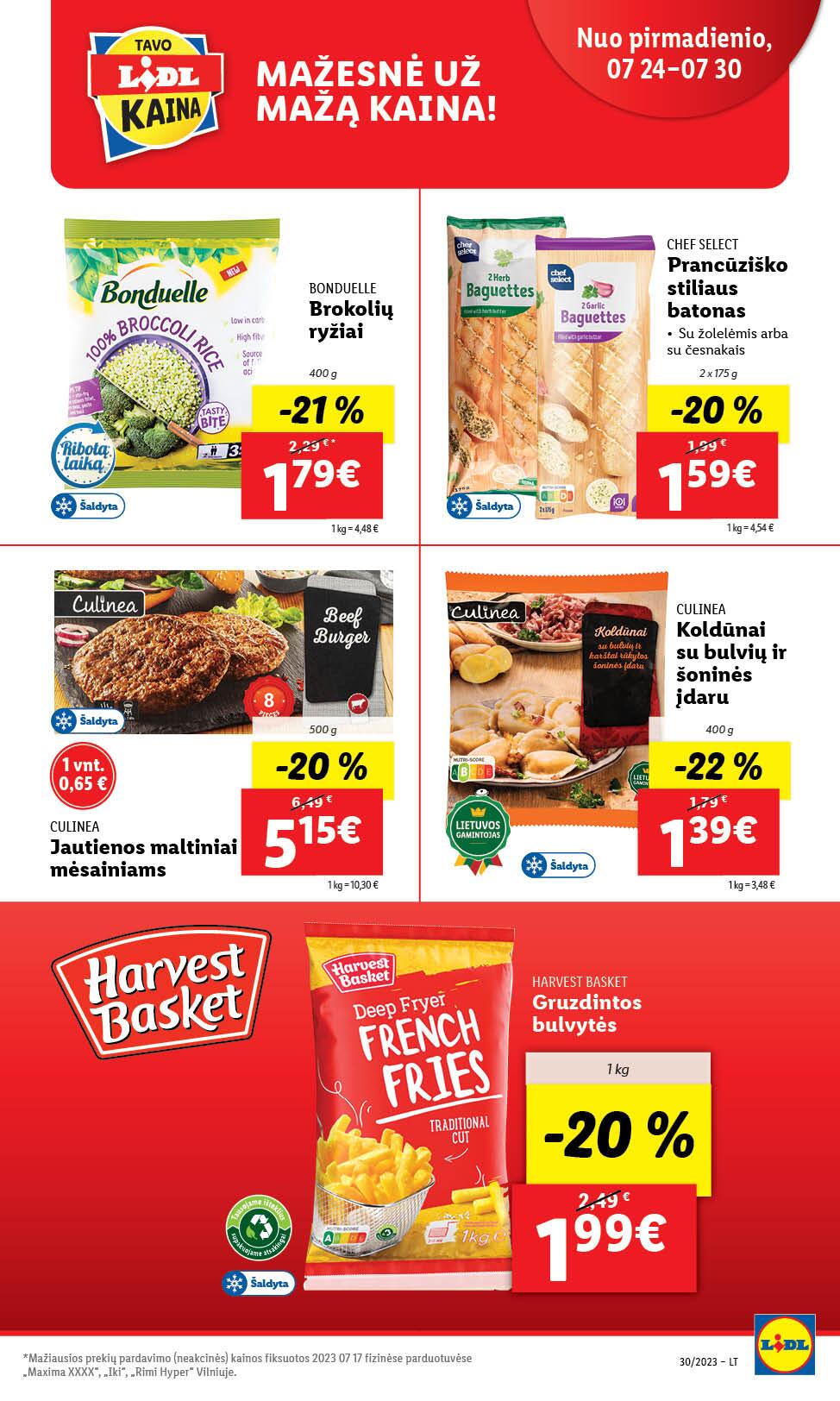 Naujausias LIDL kaininis katalogas 2023.07.24 - 2023.07.30
