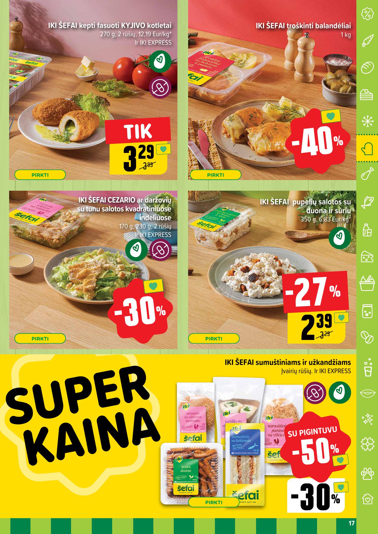 Naujausias IKI kaininis katalogas 2025.03.03 - 2025.03.09