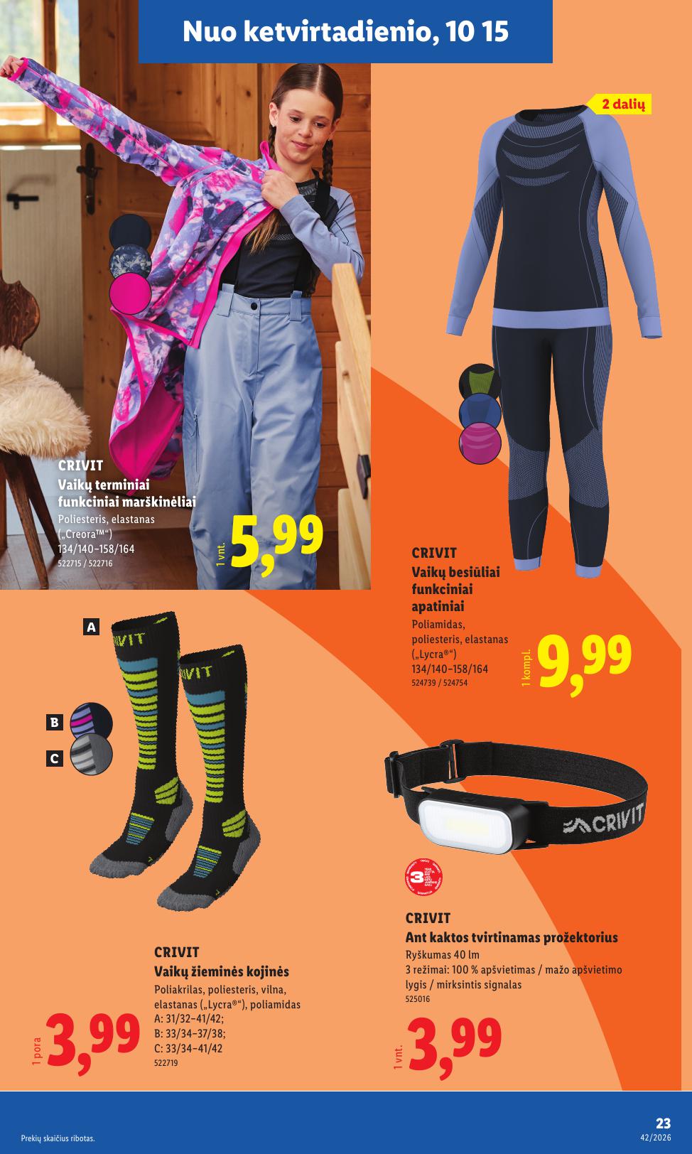 LIDL ne maisto prekių leidinys 2026.10.12 - 2026.10.18
