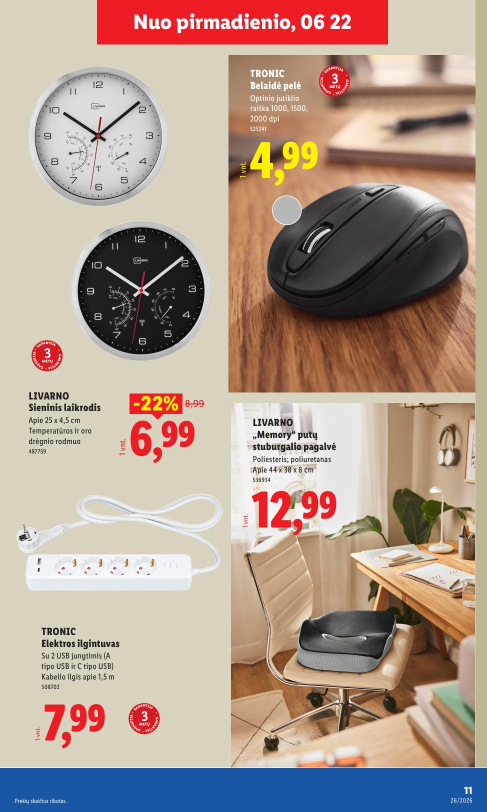 LIDL ne maisto prekių leidinys 2026.06.22 - 2026.06.28