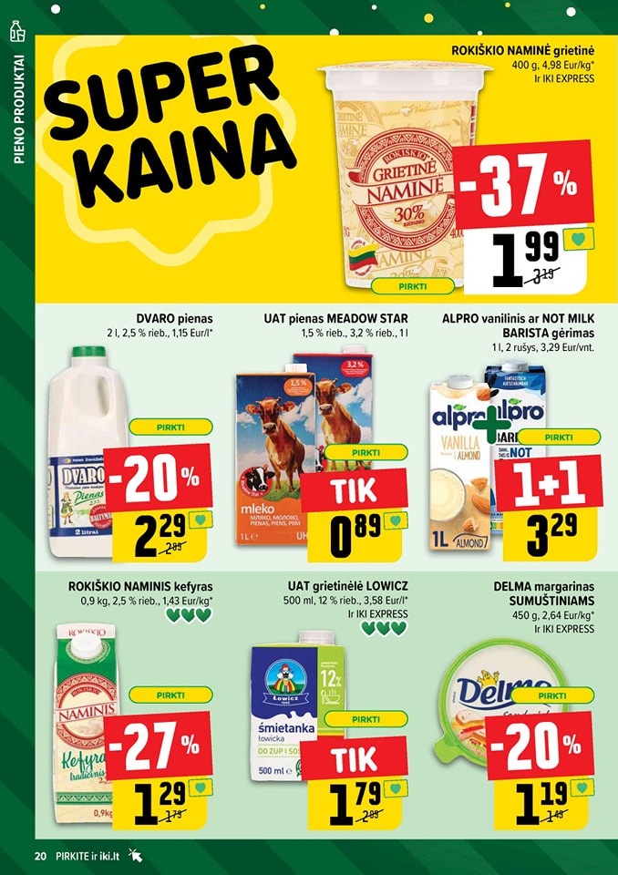 Naujausias IKI kaininis katalogas 2024.12.30 - 2025.01.05