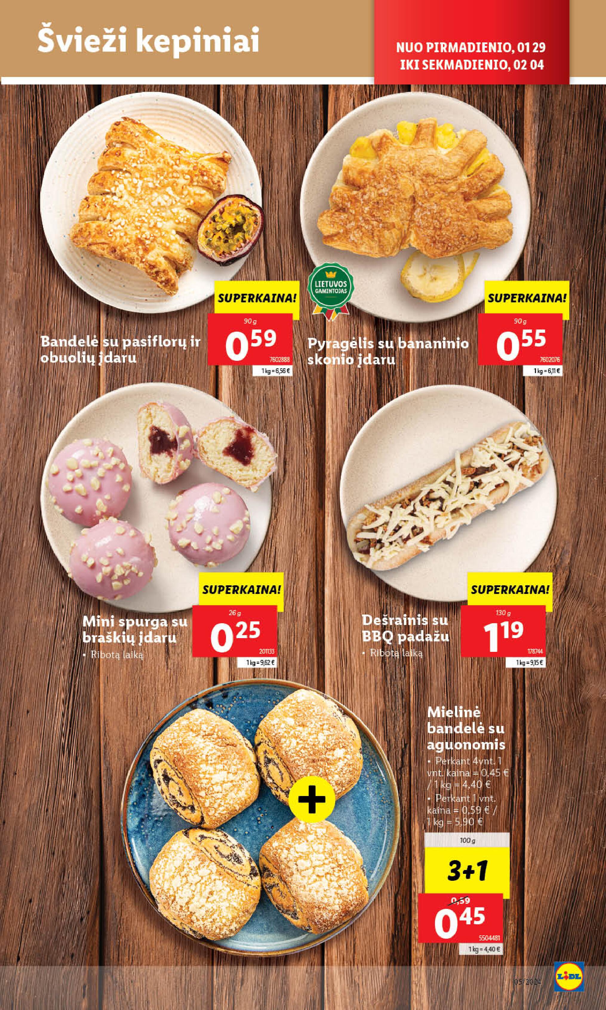 Naujausias LIDL kaininis katalogas 2024.01.29 - 2024.02.04