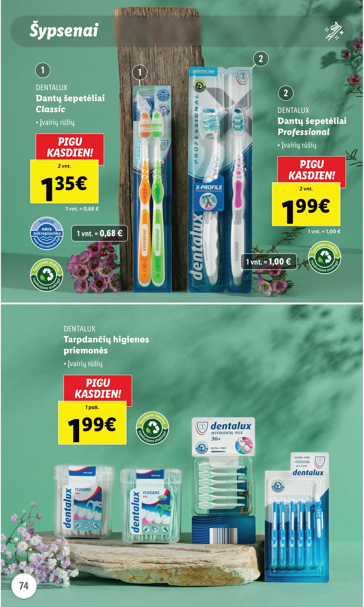 LIDL prekių katalogas "Grožio festivalis" galioja nuo 2023.05.01