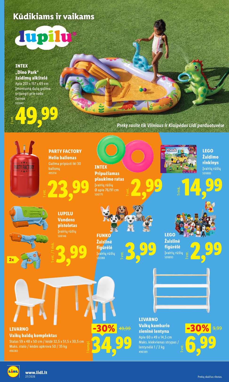 LIDL ne maisto prekių leidinys 2026.06.29 - 2026.07.05
