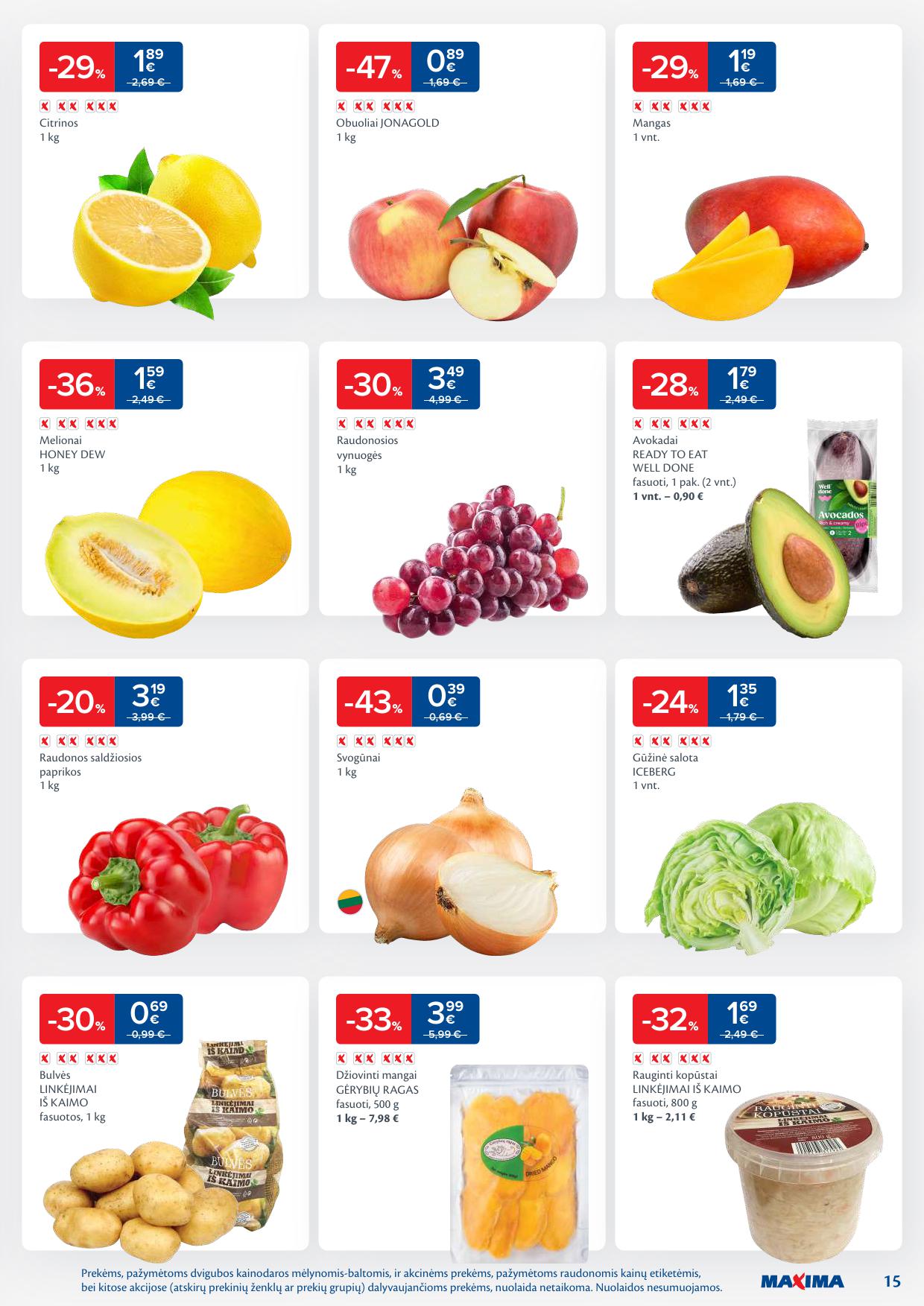Naujausias MAXIMA kaininis katalogas 2026.01.13 - 2026.01.19