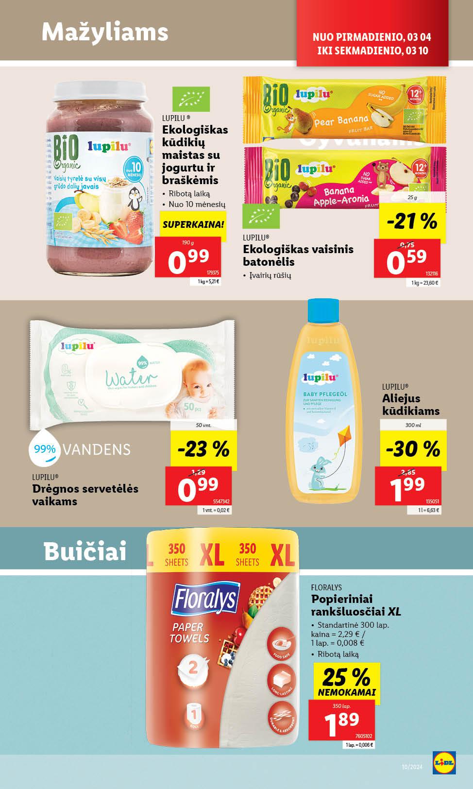 Naujausias LIDL kaininis katalogas 2024.03.04 - 2024.03.10