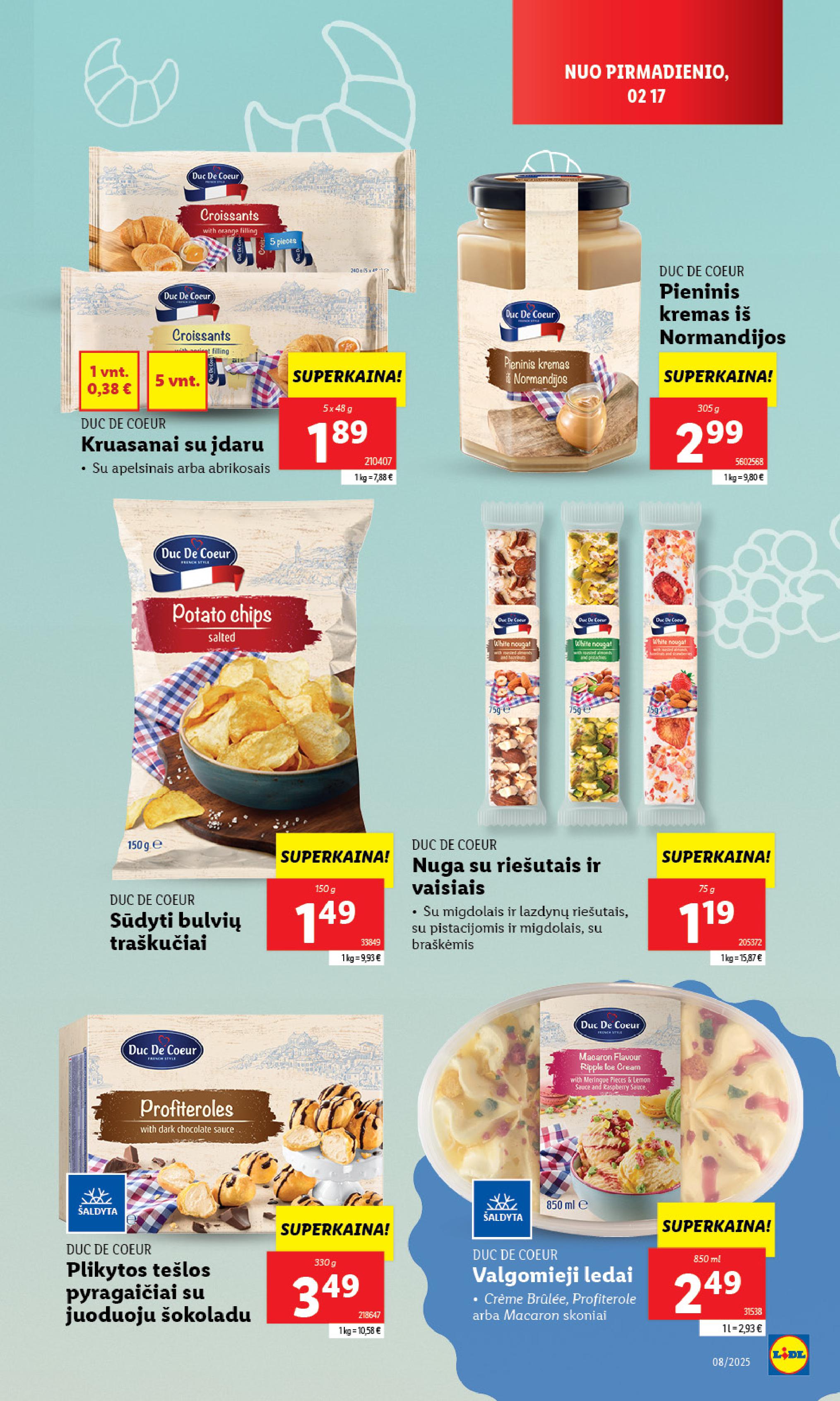 Naujausias LIDL kaininis katalogas 2025.02.17 - 2025.02.23