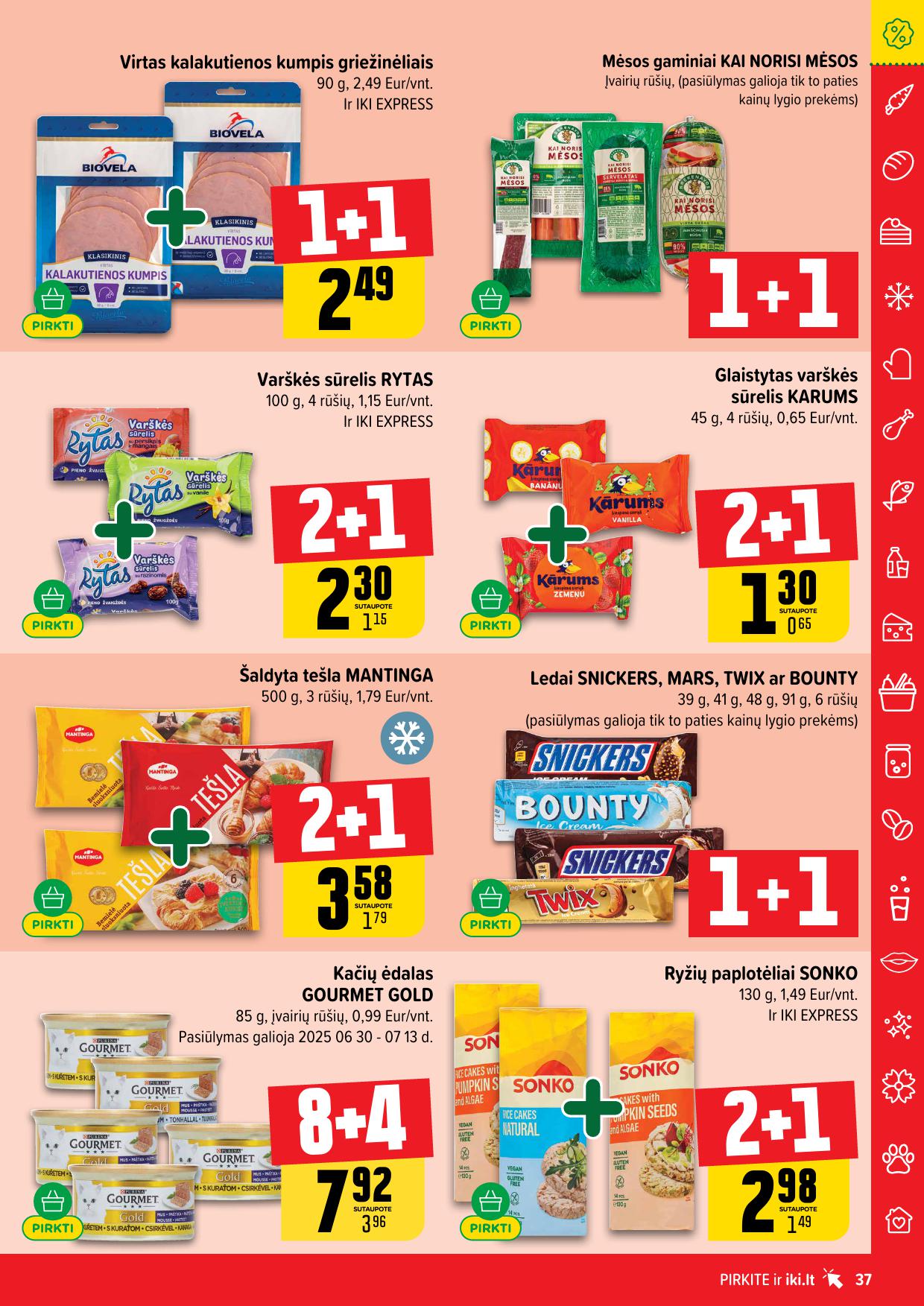IKI SAVAITĖLĖ akcijų ir nuolaidų leidinys Nr.27 2025.06.30 - 2025.07.06