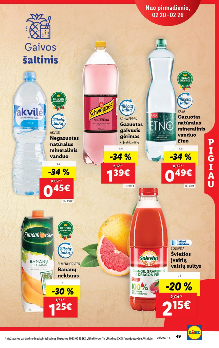 Naujausias LIDL kaininis katalogas 2023.02.20 - 2023.02.26