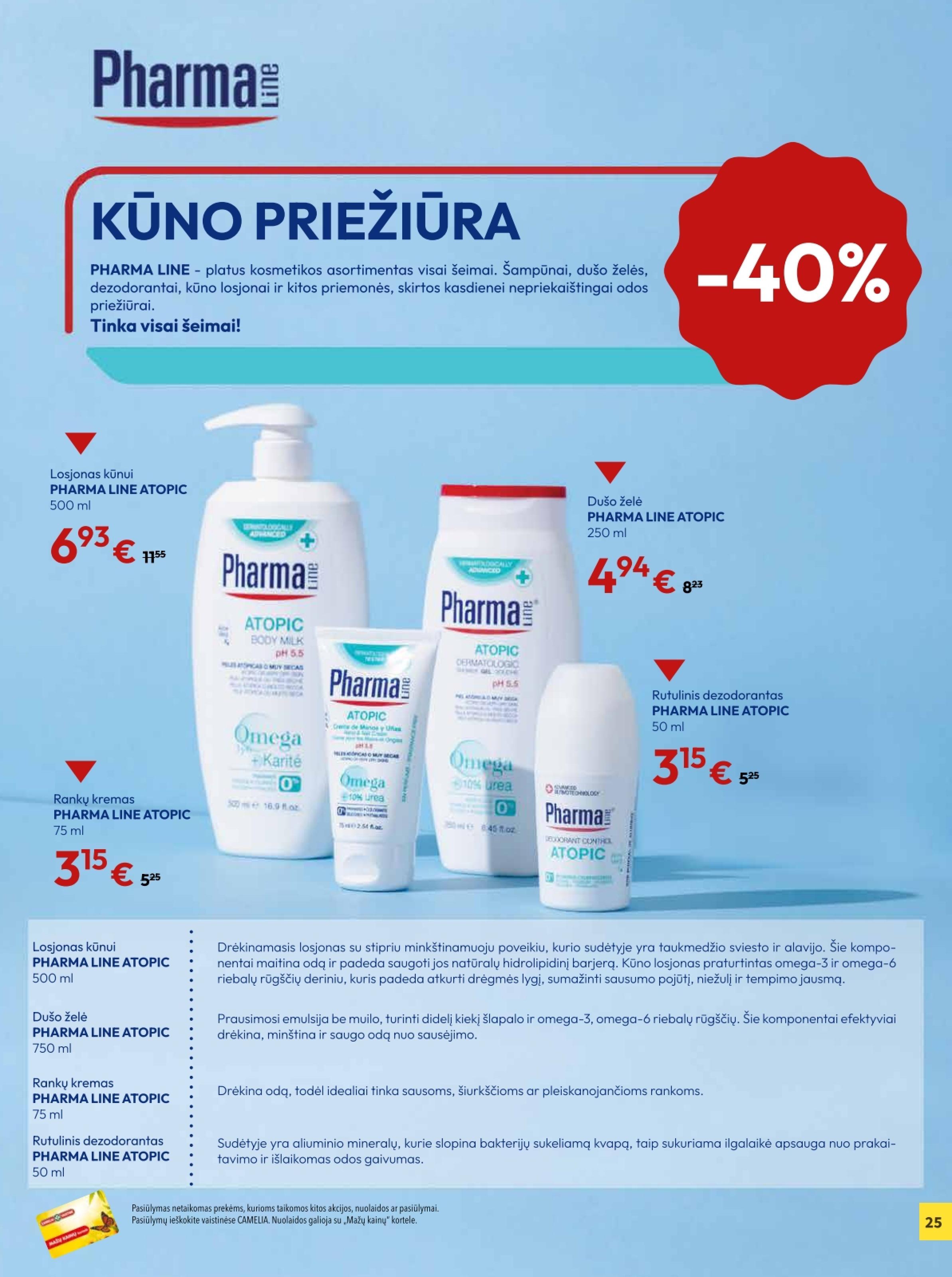 CAMELIA vaistinės akcijų leidinys 2025.06.01 - 2025.06.30