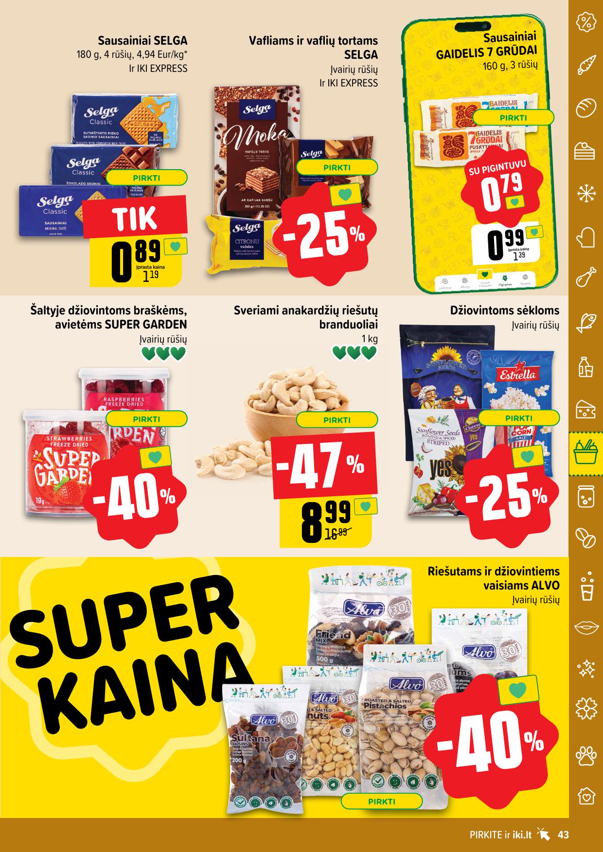 Naujausias IKI kaininis katalogas 2025.03.03 - 2025.03.09