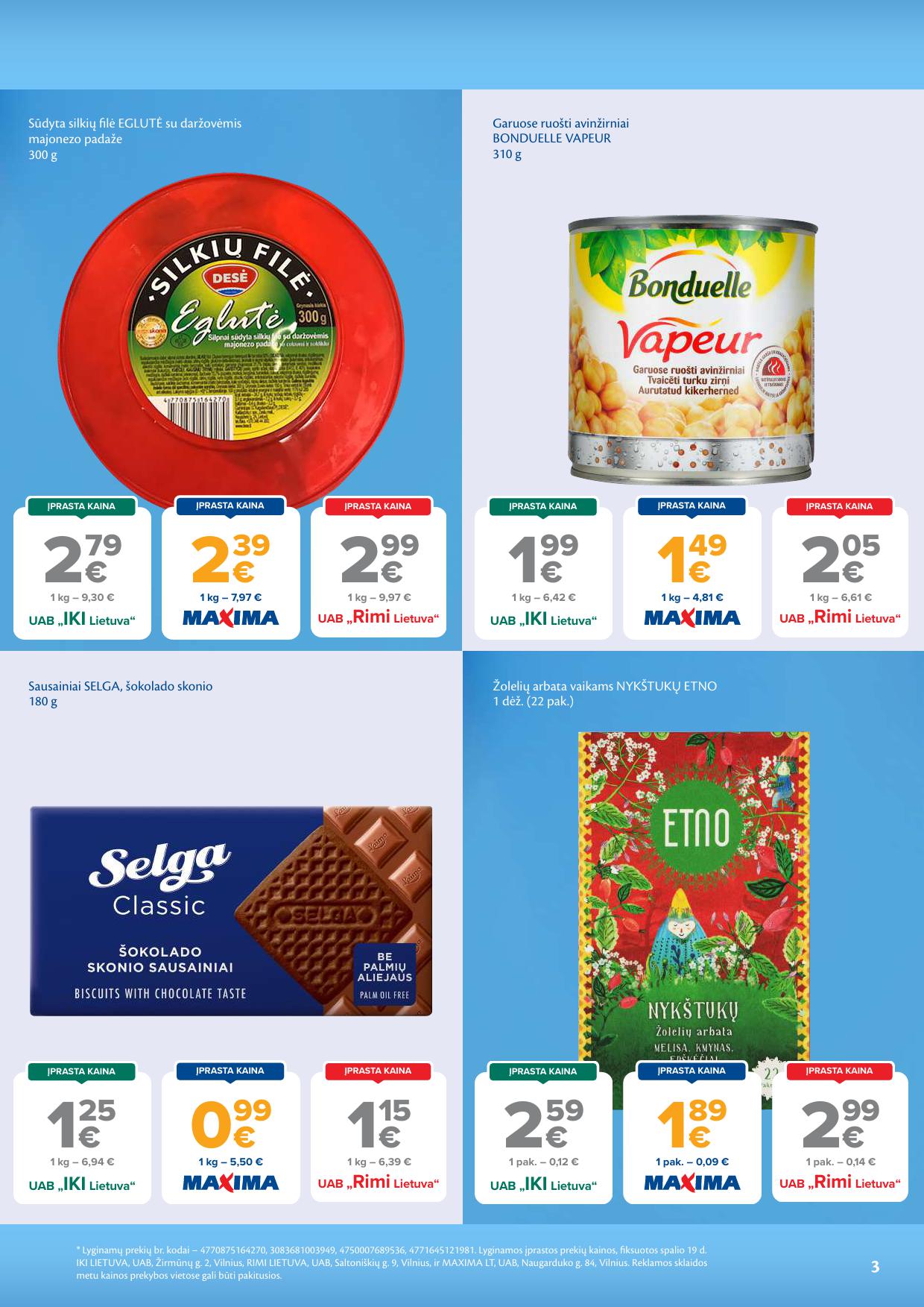Naujausias MAXIMA kaininis katalogas 2026.10.27 - 2026.11.02