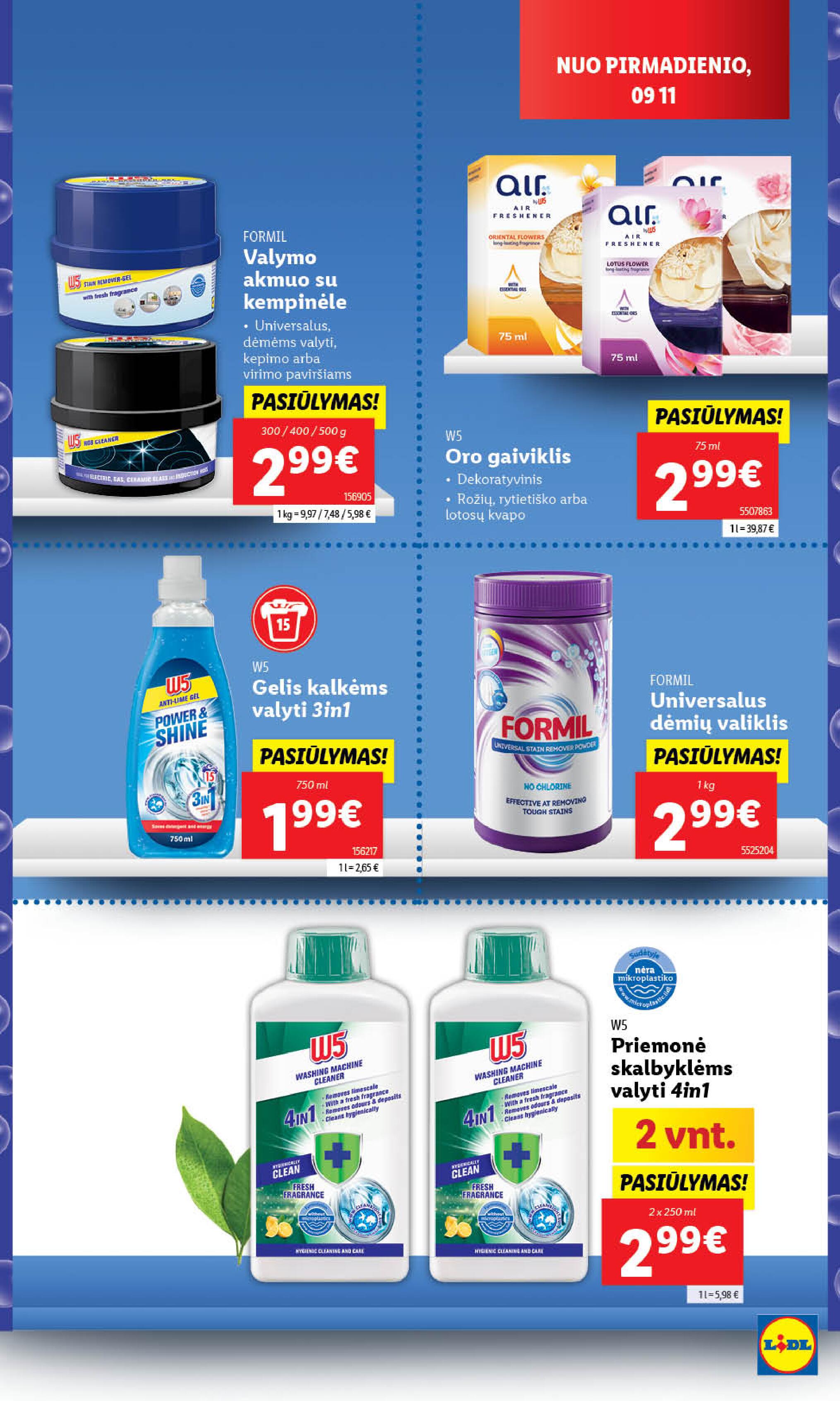 Naujausias LIDL kaininis katalogas 2023.09.11 - 2023.09.17