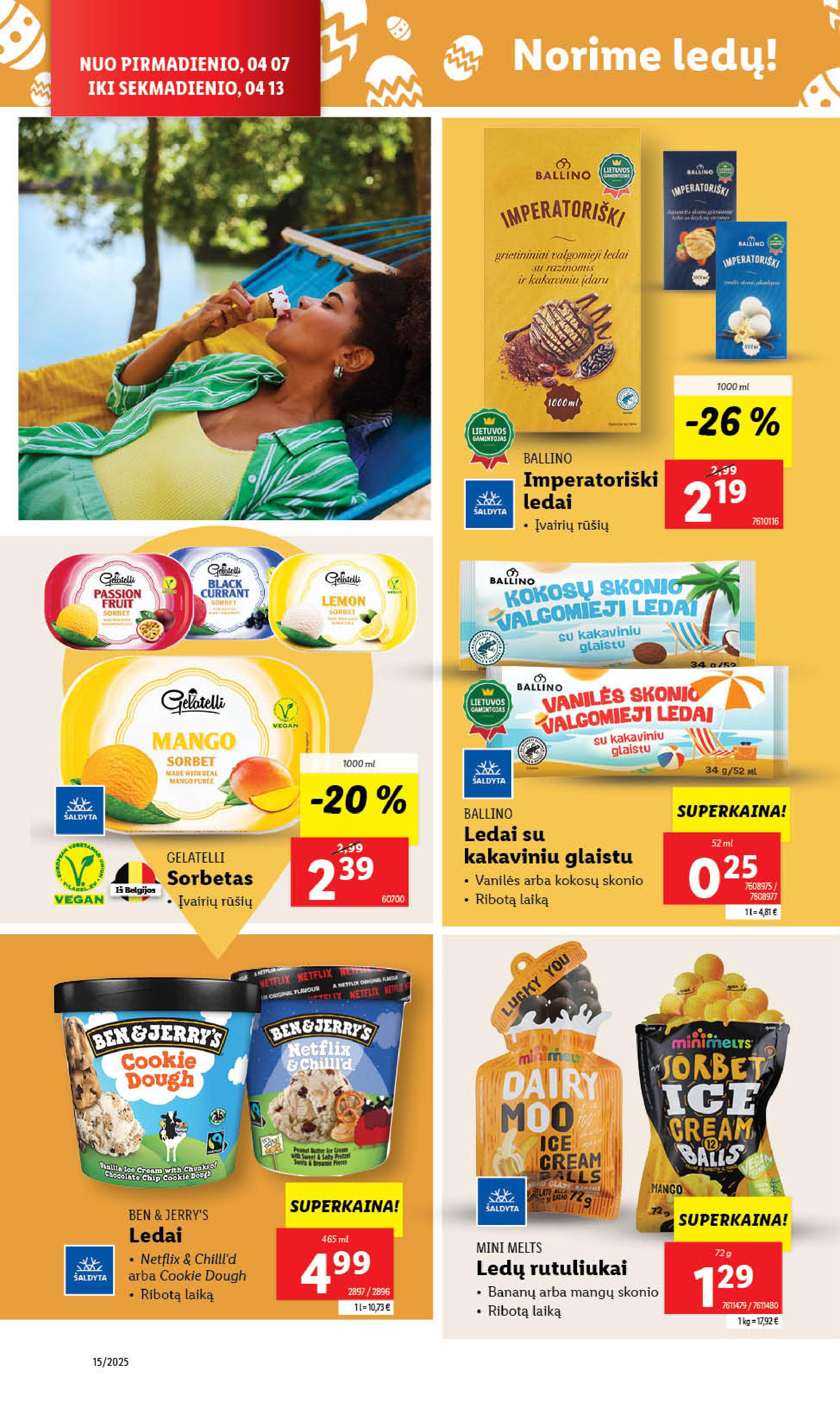 Naujausias LIDL kaininis katalogas 2025.04.07 - 2025.04.13