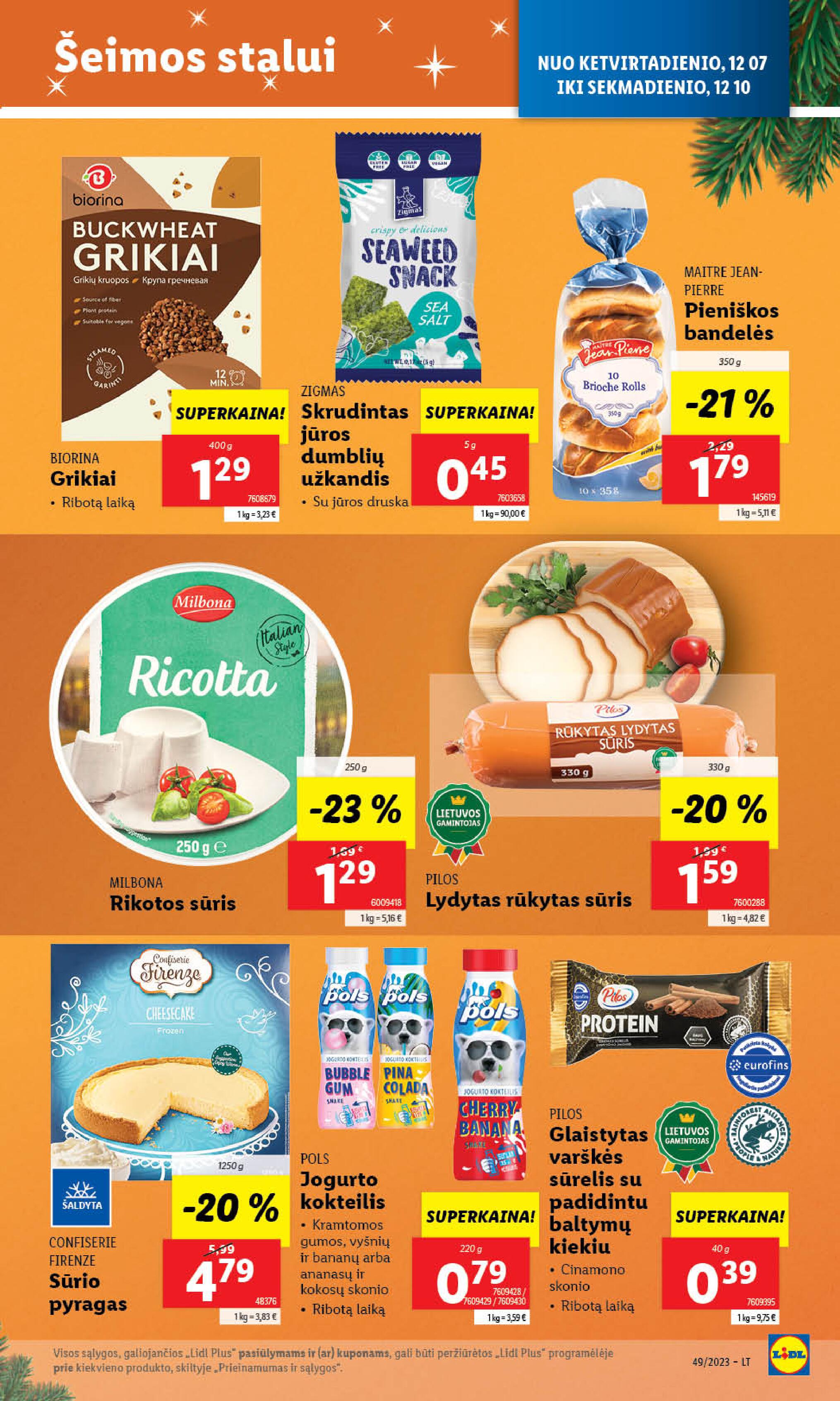Naujausias LIDL kaininis katalogas 2023.12.04 - 2023.12.10