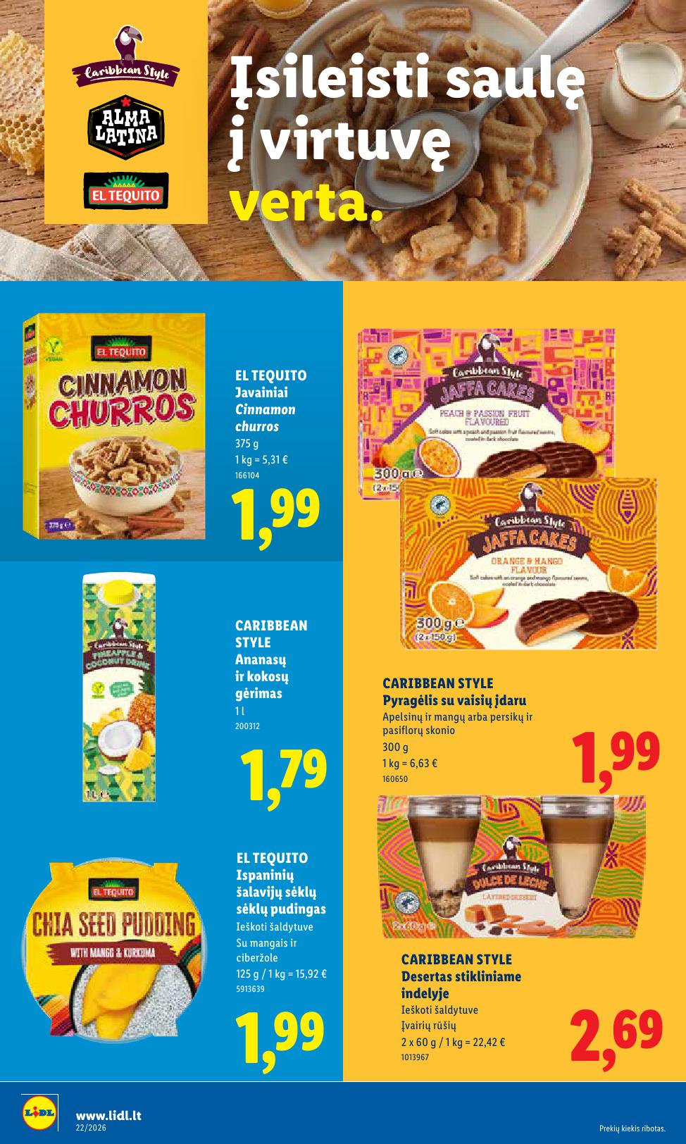 Naujausias LIDL kaininis katalogas 2026.05.25 - 2026.05.31