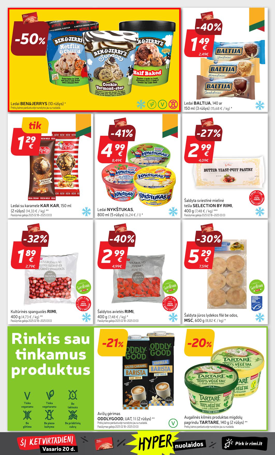 Naujausias RIMI kaininis katalogas 2025.02.18 - 2025.02.24