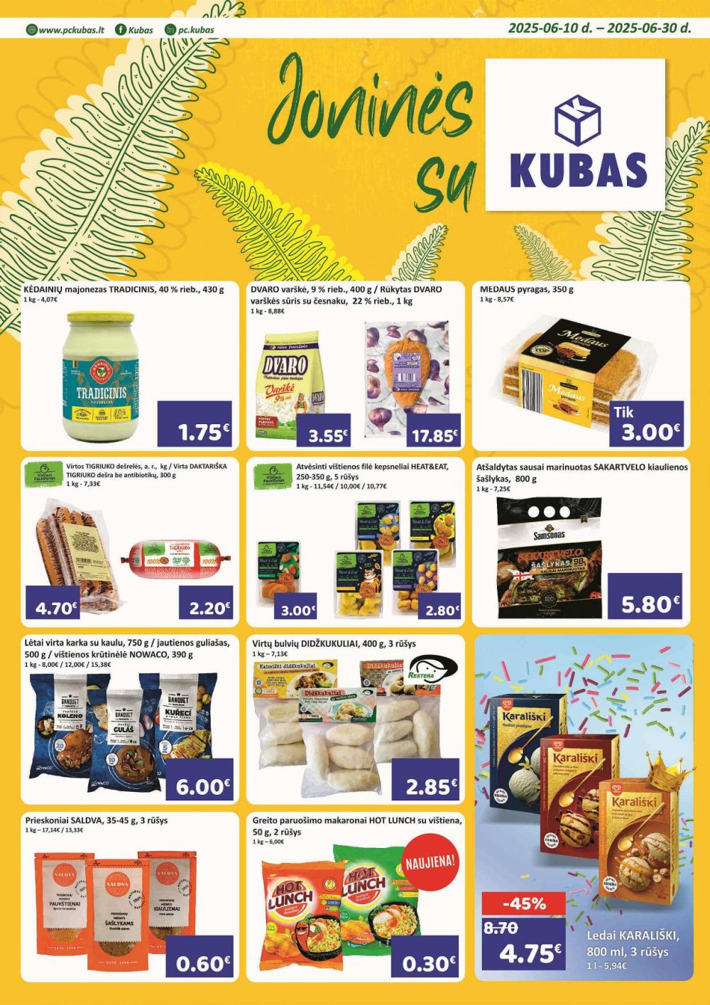 Naujas KUBAS leidinys nuo 2025.06.10 iki 2025.06.30