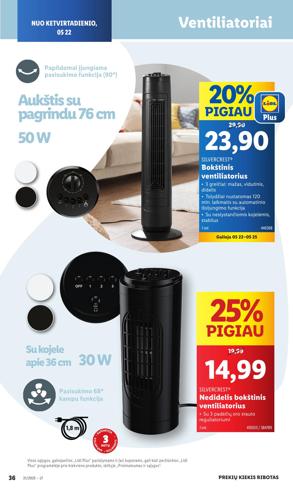 LIDL ne maisto prekių leidinys 2025.05.19 - 2025.05.25