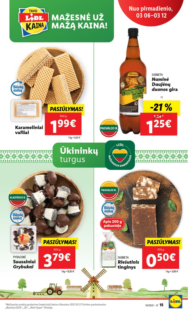 Naujausias LIDL kaininis katalogas 2023.03.06 - 2023.03.12