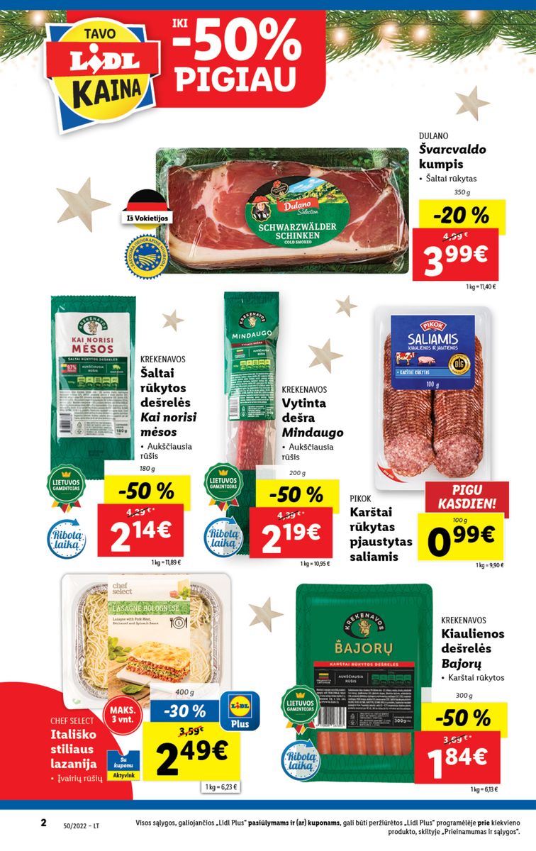 Naujausias LIDL kaininis katalogas 2022.12.12 - 2022.12.18