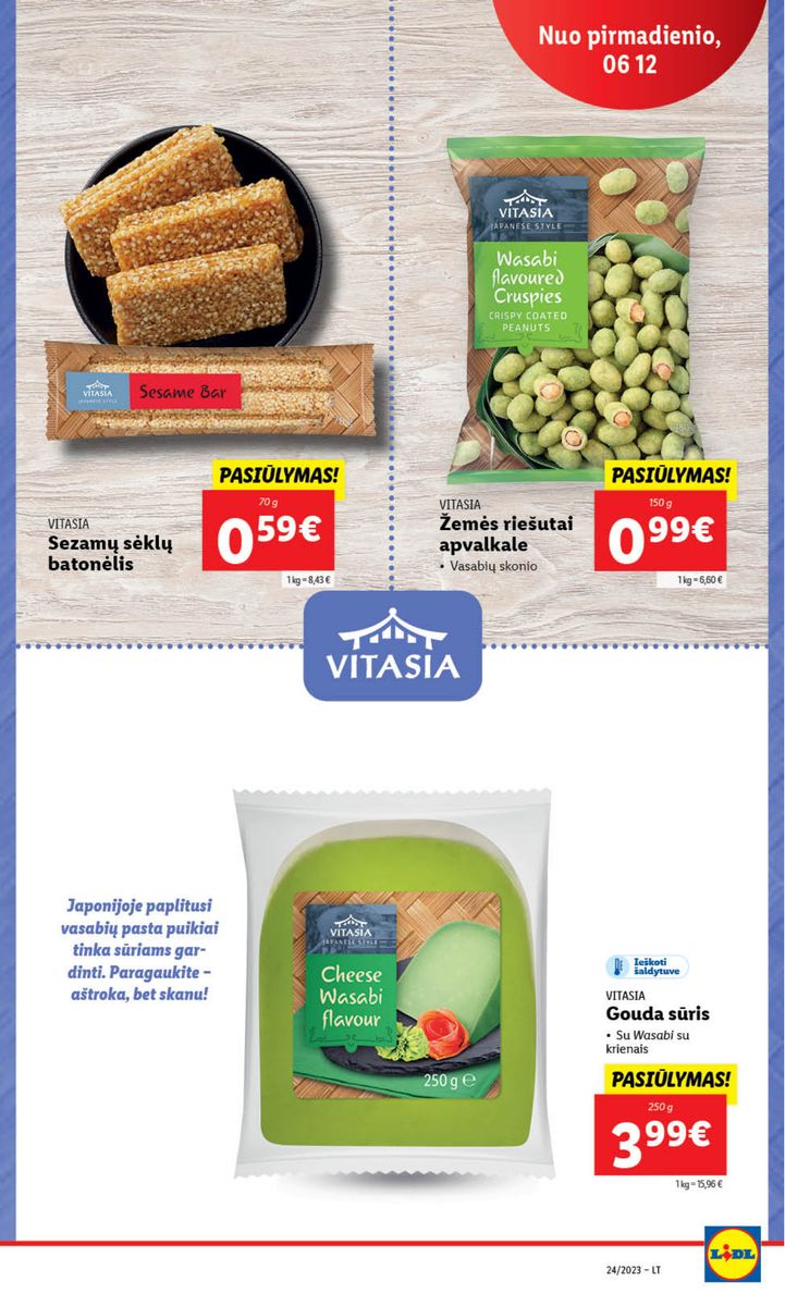 Naujausias LIDL kaininis katalogas 2023.06.12 - 2023.06.18
