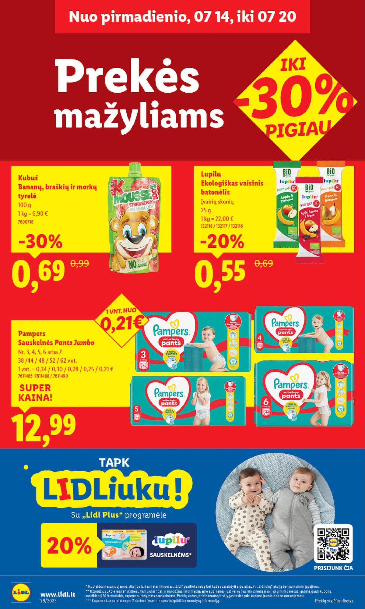 Naujausias LIDL kaininis katalogas 2025.07.14 - 2025.07.20