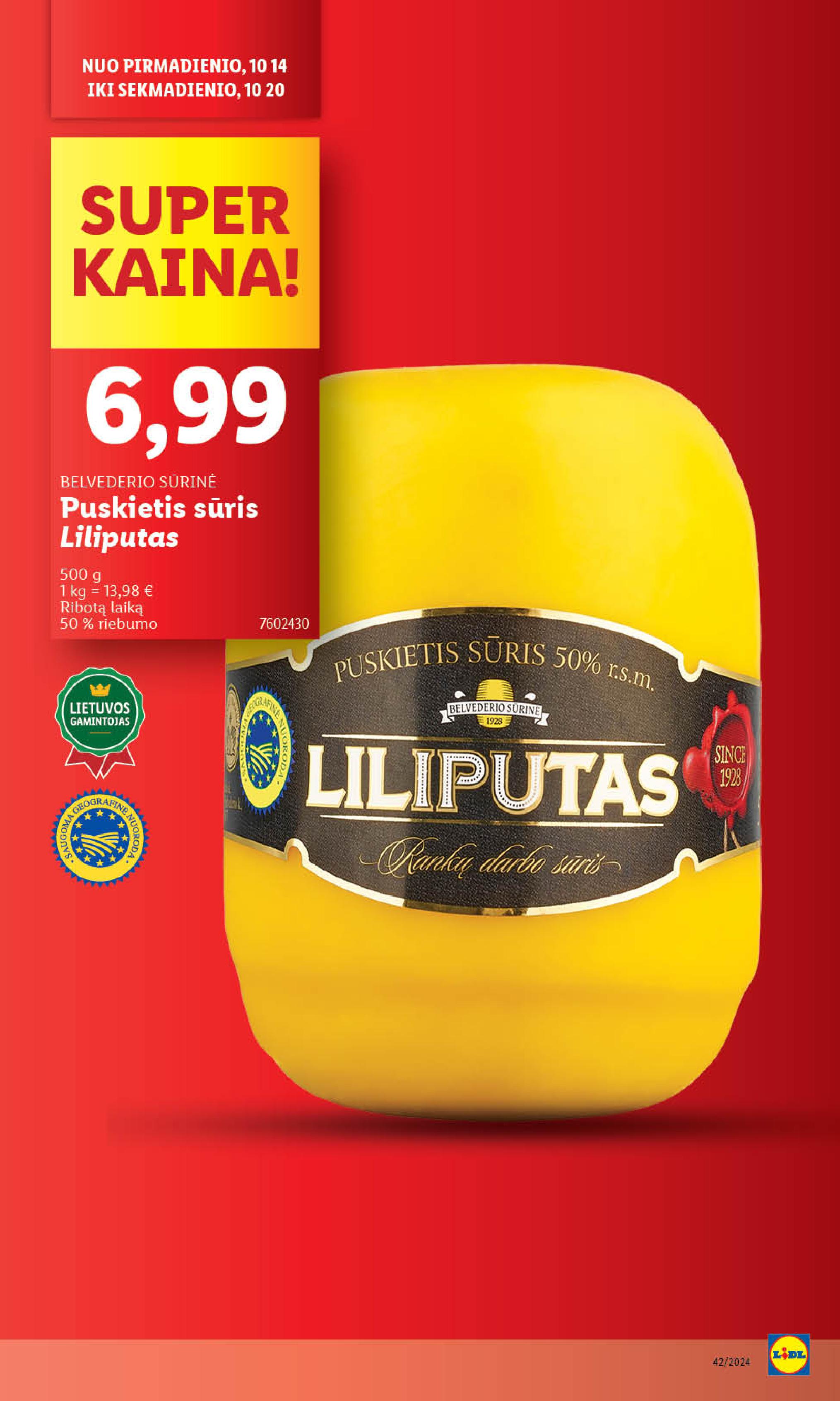 Naujausias LIDL kaininis katalogas 2024.10.14 - 2024.10.20