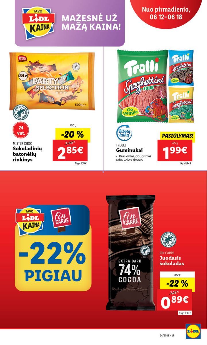 Naujausias LIDL kaininis katalogas 2023.06.12 - 2023.06.18