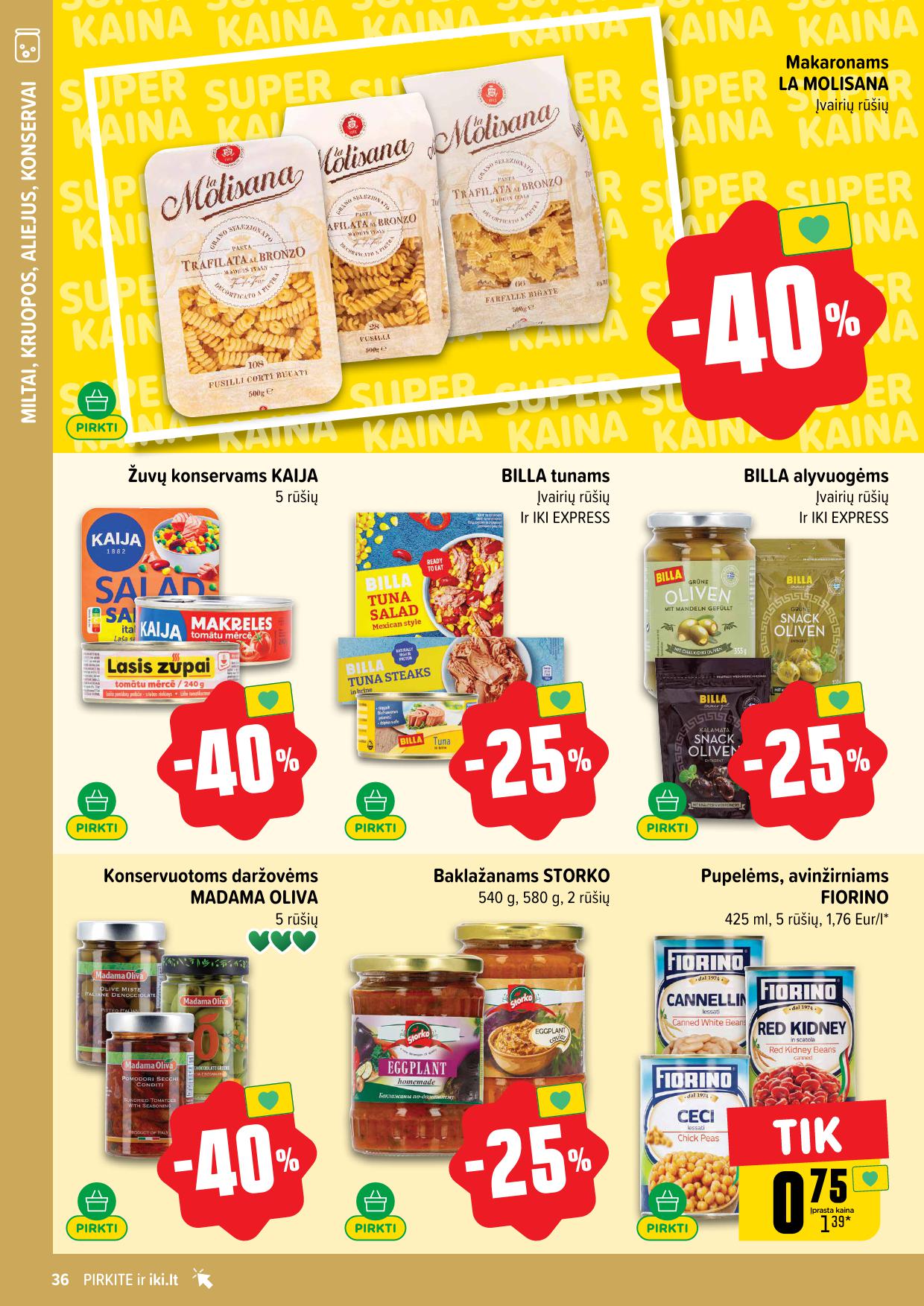 Naujausias IKI kaininis katalogas 2026.01.26 - 2026.02.01
