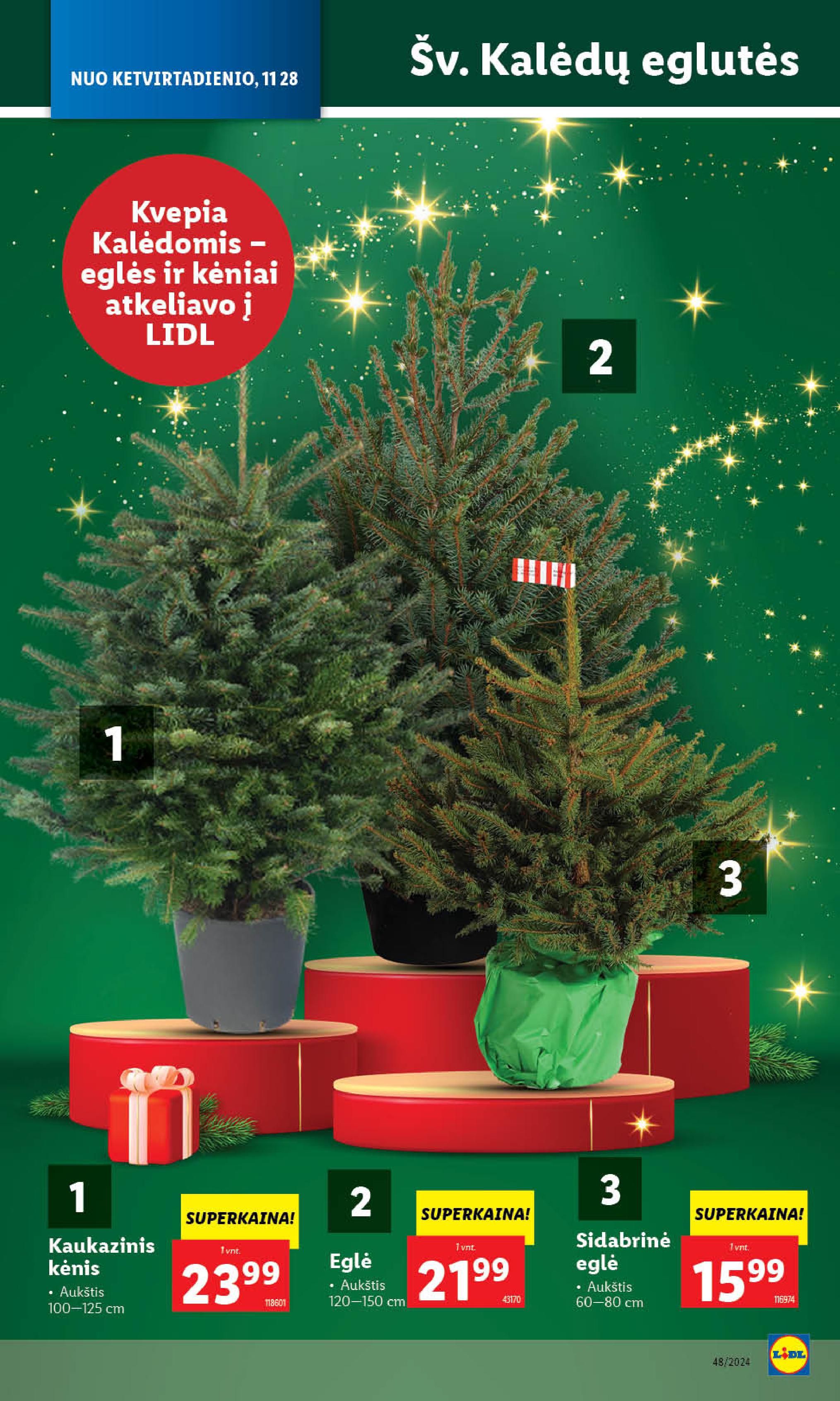 Naujausias LIDL kaininis katalogas 2024.11.25 - 2024.12.01