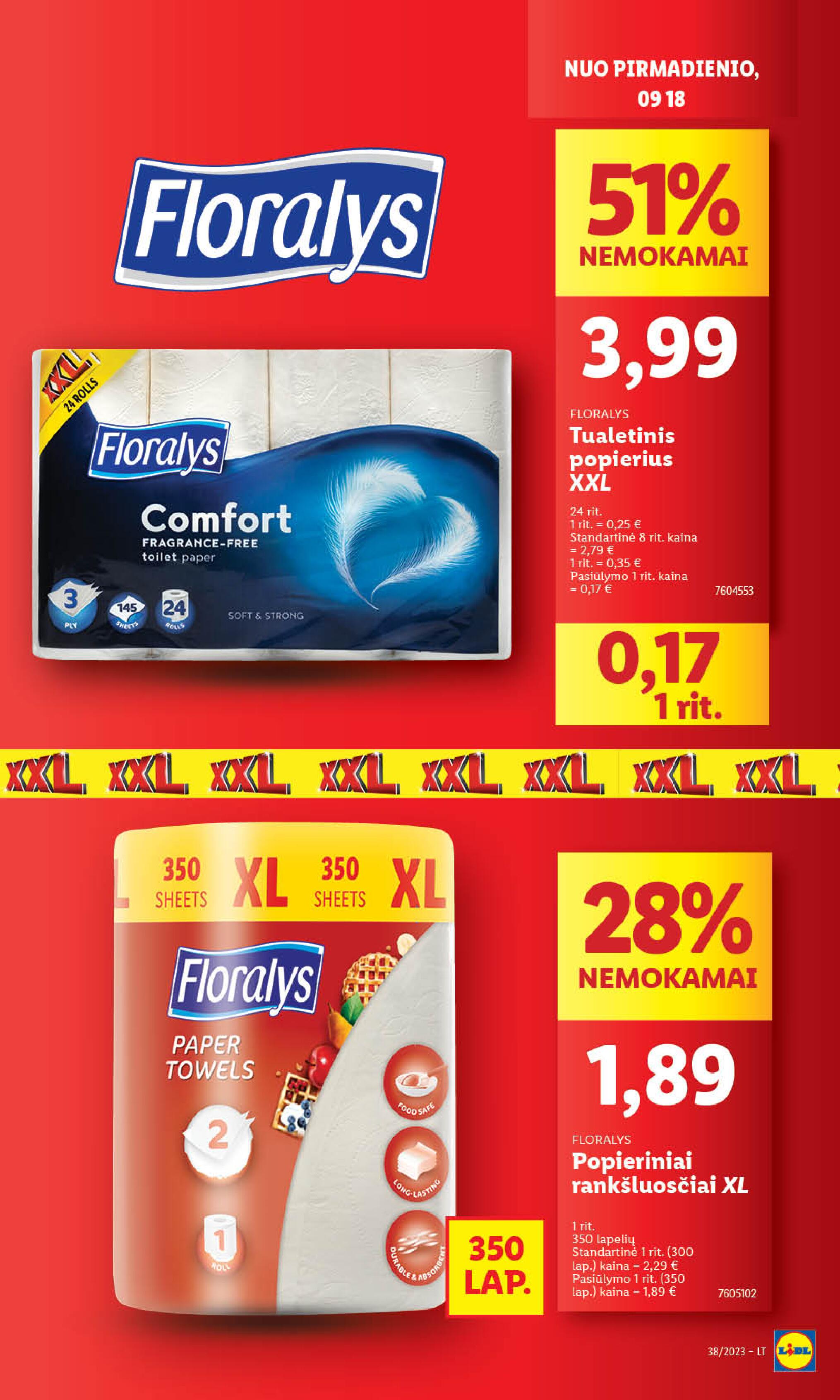 Naujausias LIDL kaininis katalogas 2023.09.18 - 2023.09.24