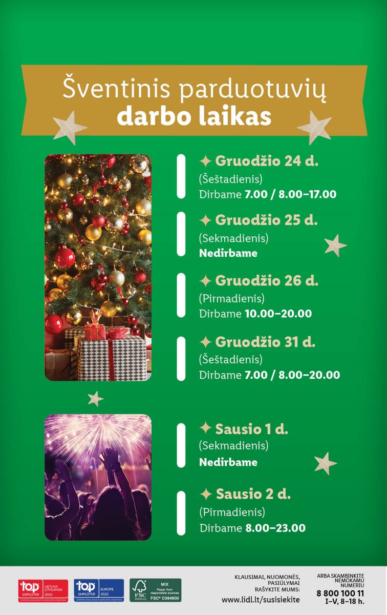 Naujausias LIDL kaininis katalogas 2022.12.19 - 2022.12.25